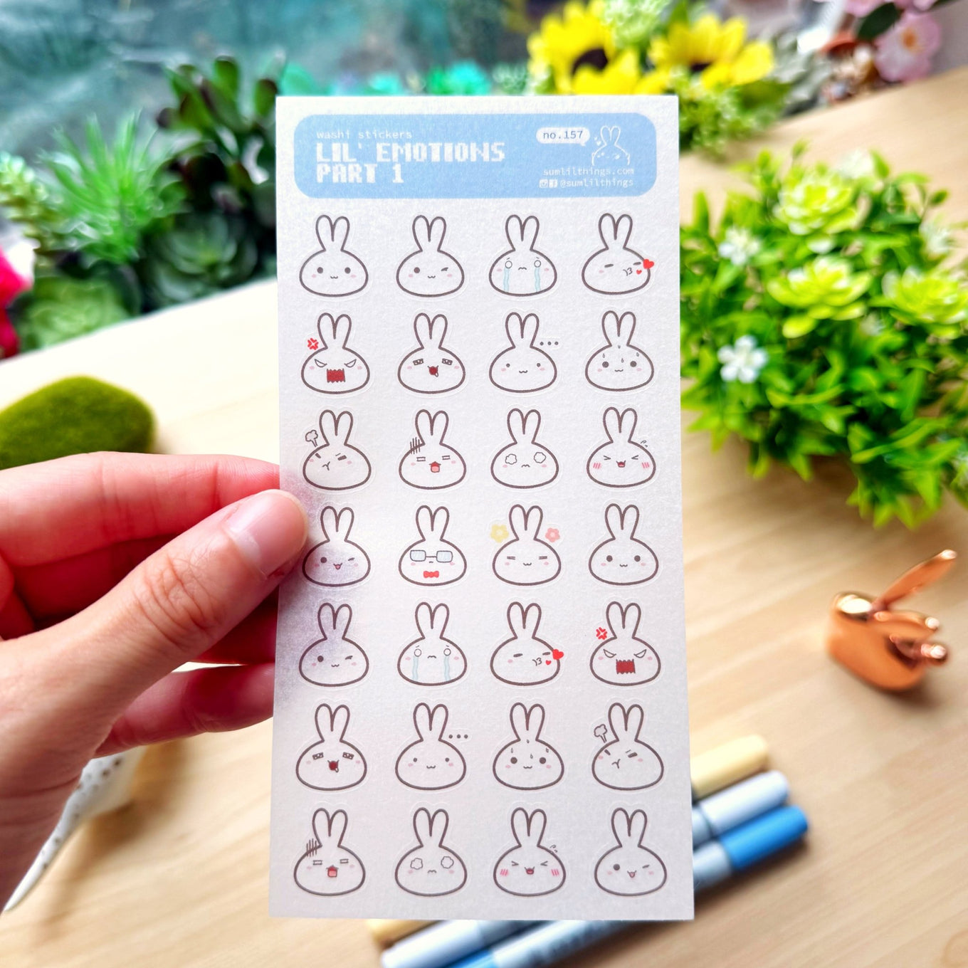 Washi Sticker - Lil' Emotions Part 1 - SumLilThings