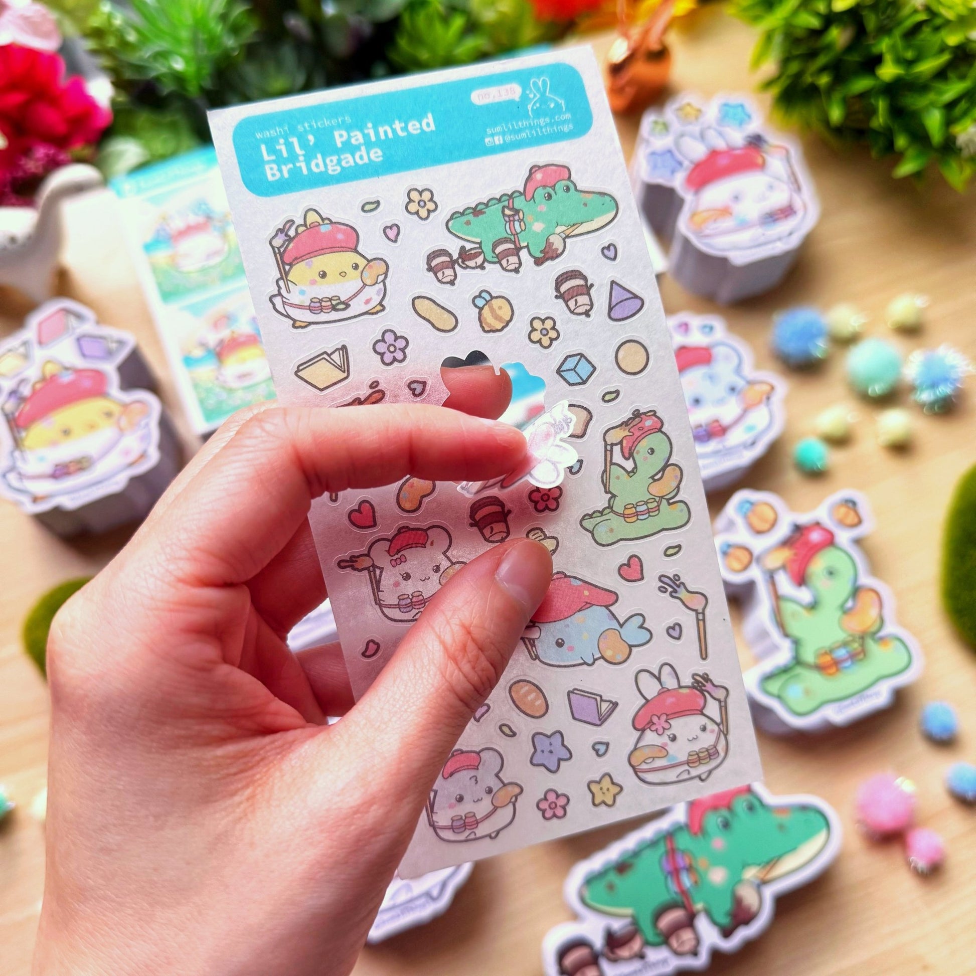 Washi Sticker - Lil' Painted Brigade - SumLilThings