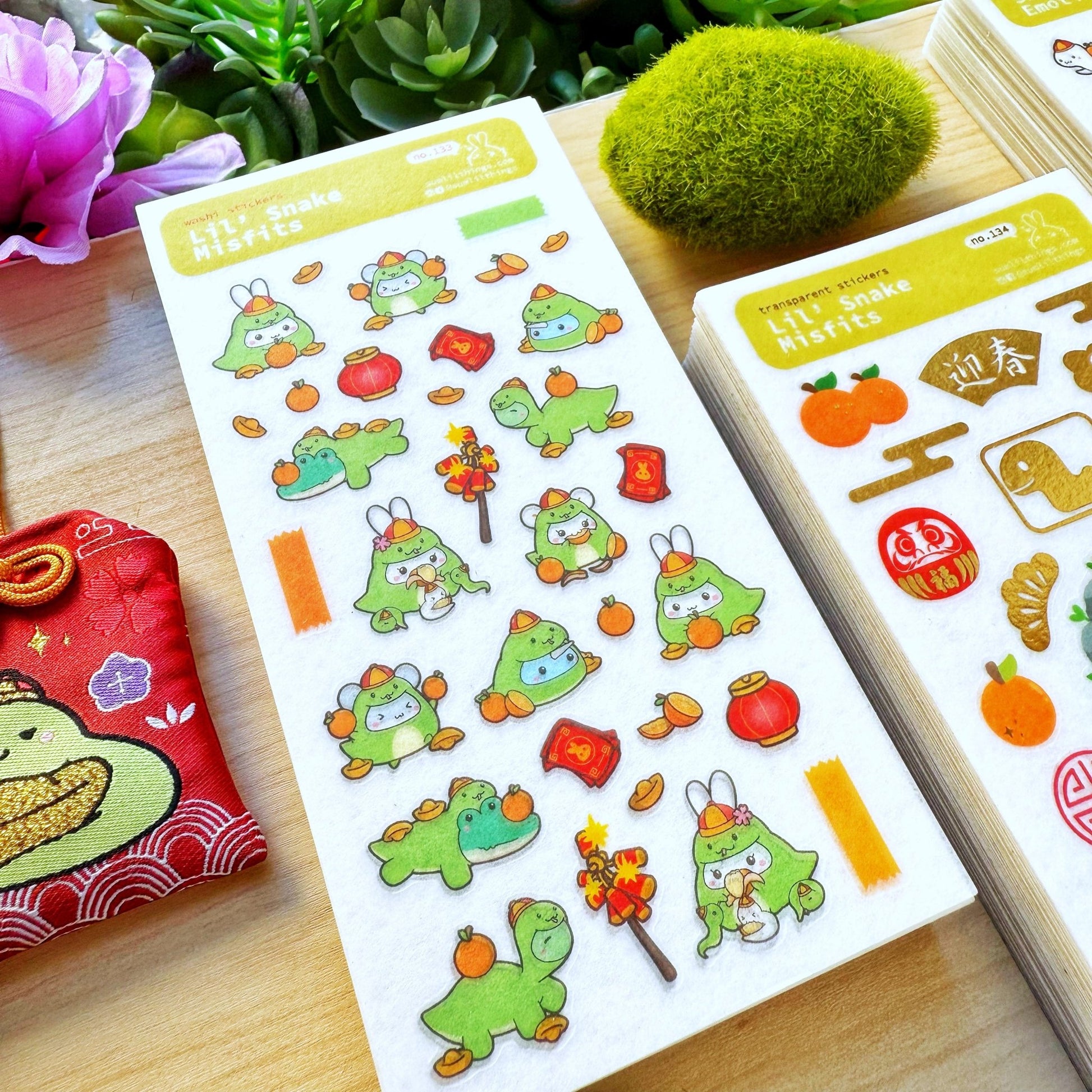 Washi Sticker - Lil' Snake Misfits - SumLilThings