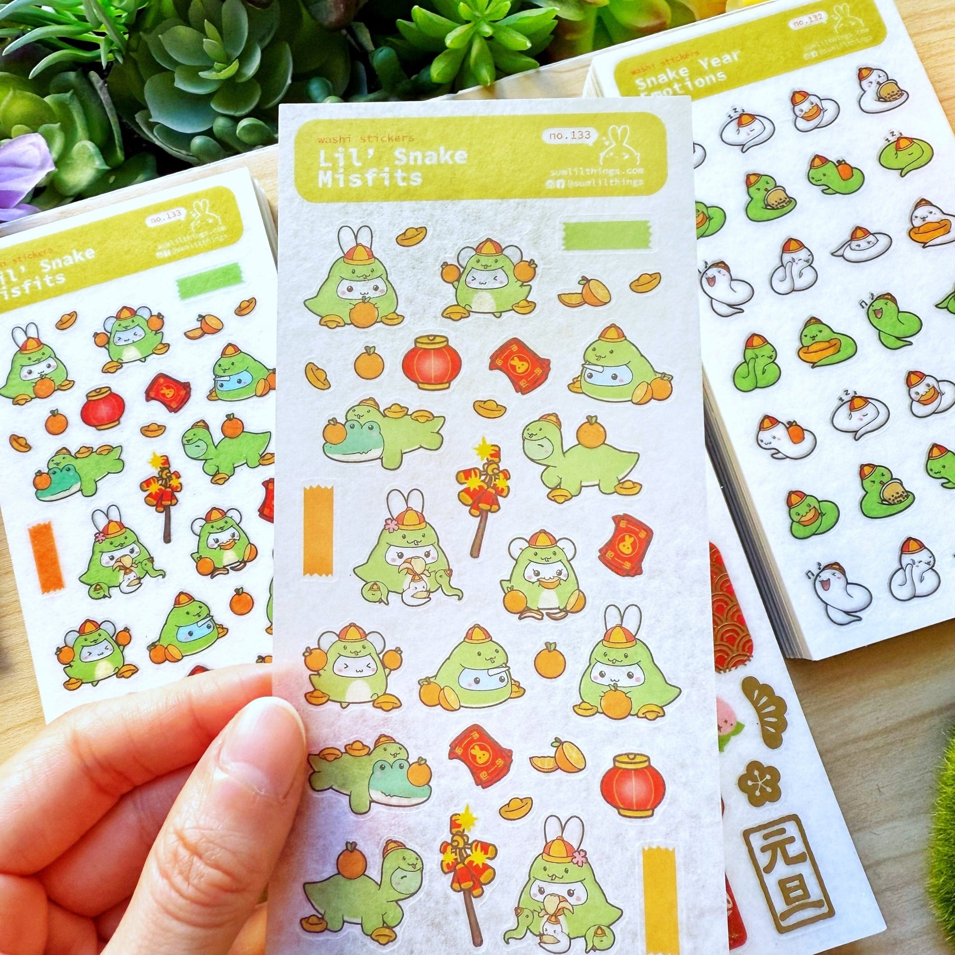 Washi Sticker - Lil' Snake Misfits - SumLilThings