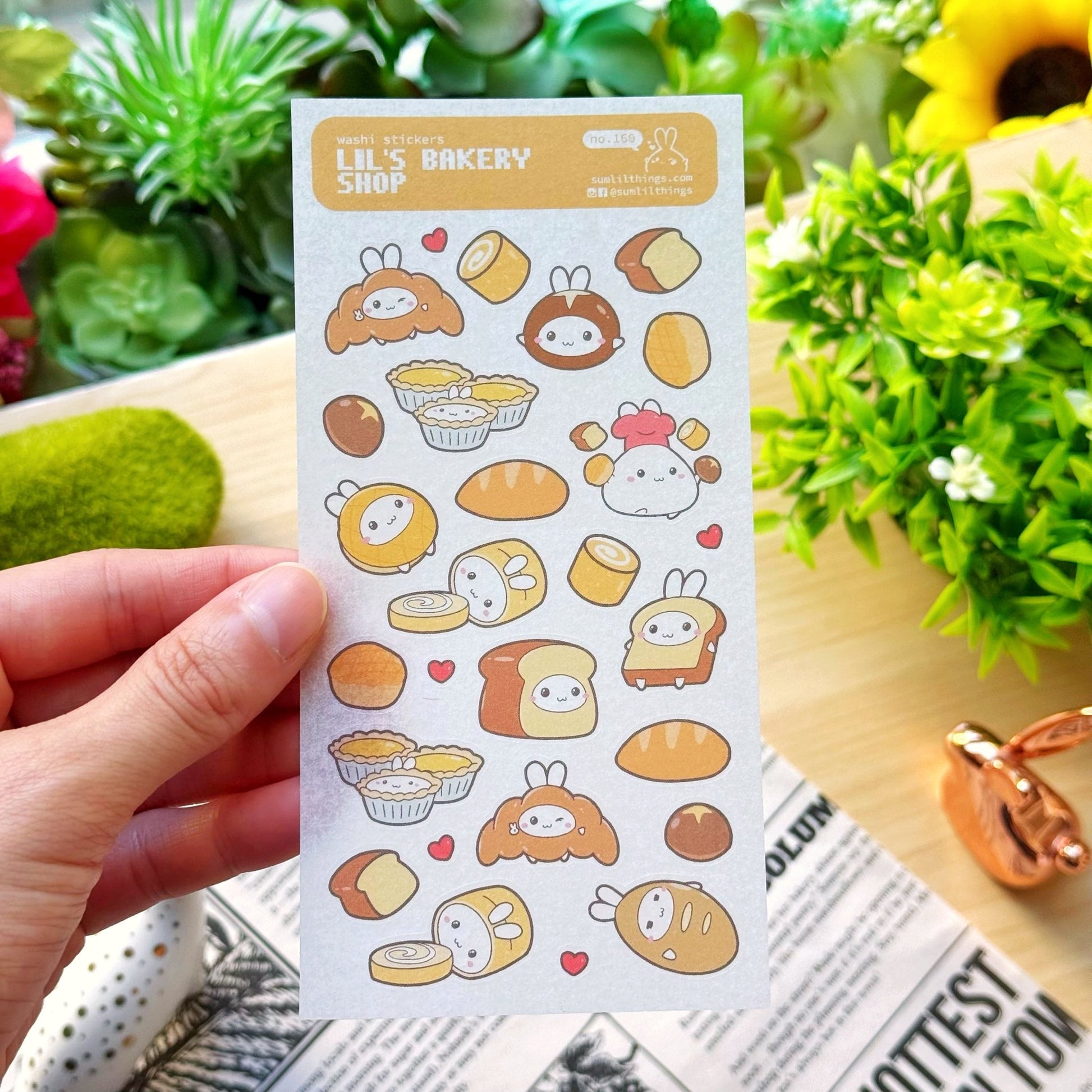 Washi Sticker - Lil's Bakery Shop - SumLilThings