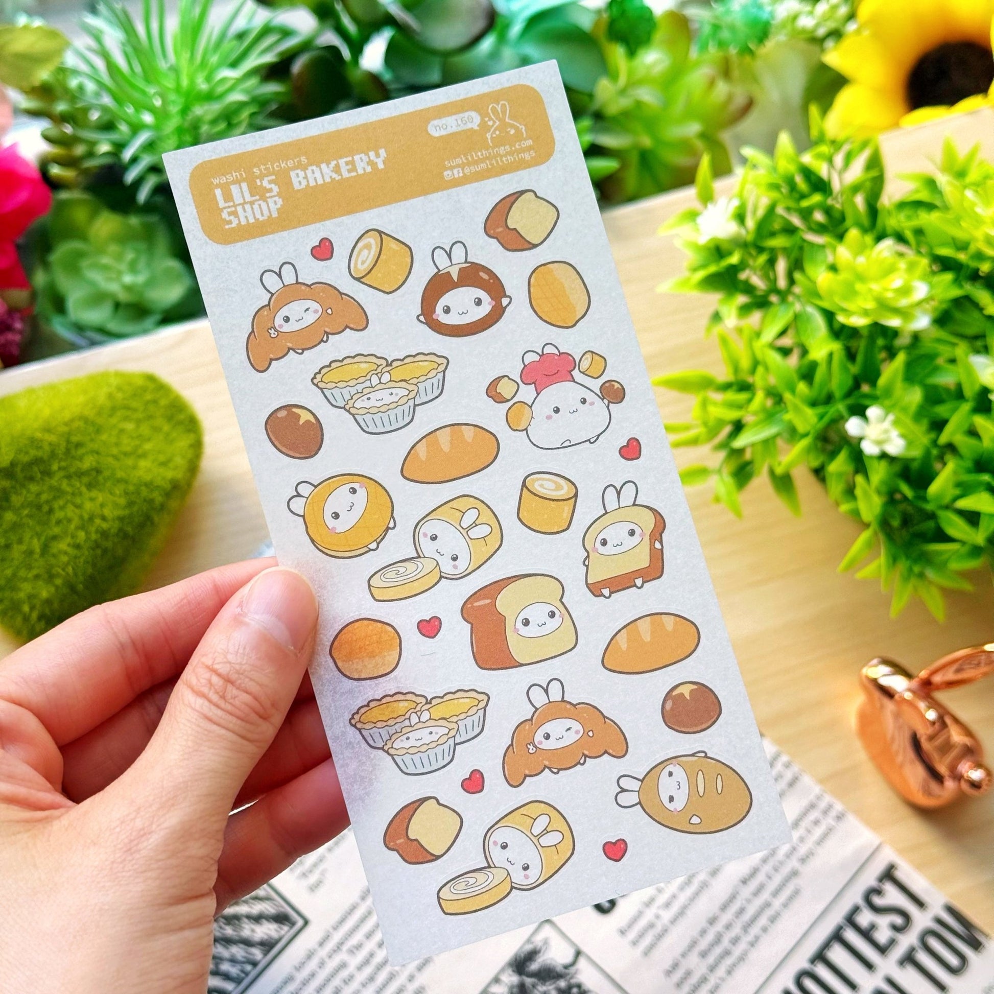 Washi Sticker - Lil's Bakery Shop - SumLilThings