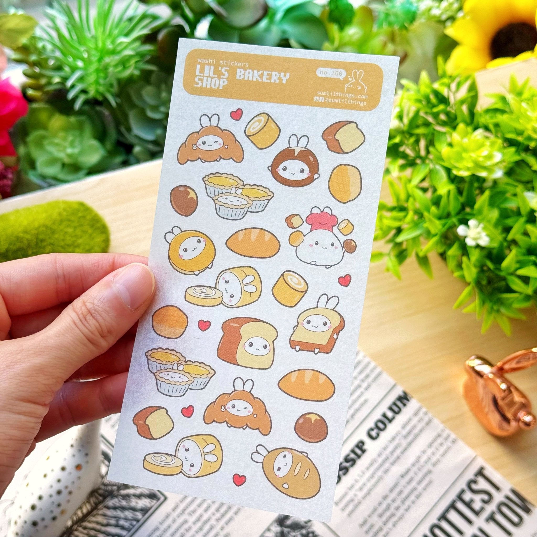 Washi Sticker - Lil's Bakery Shop - SumLilThings