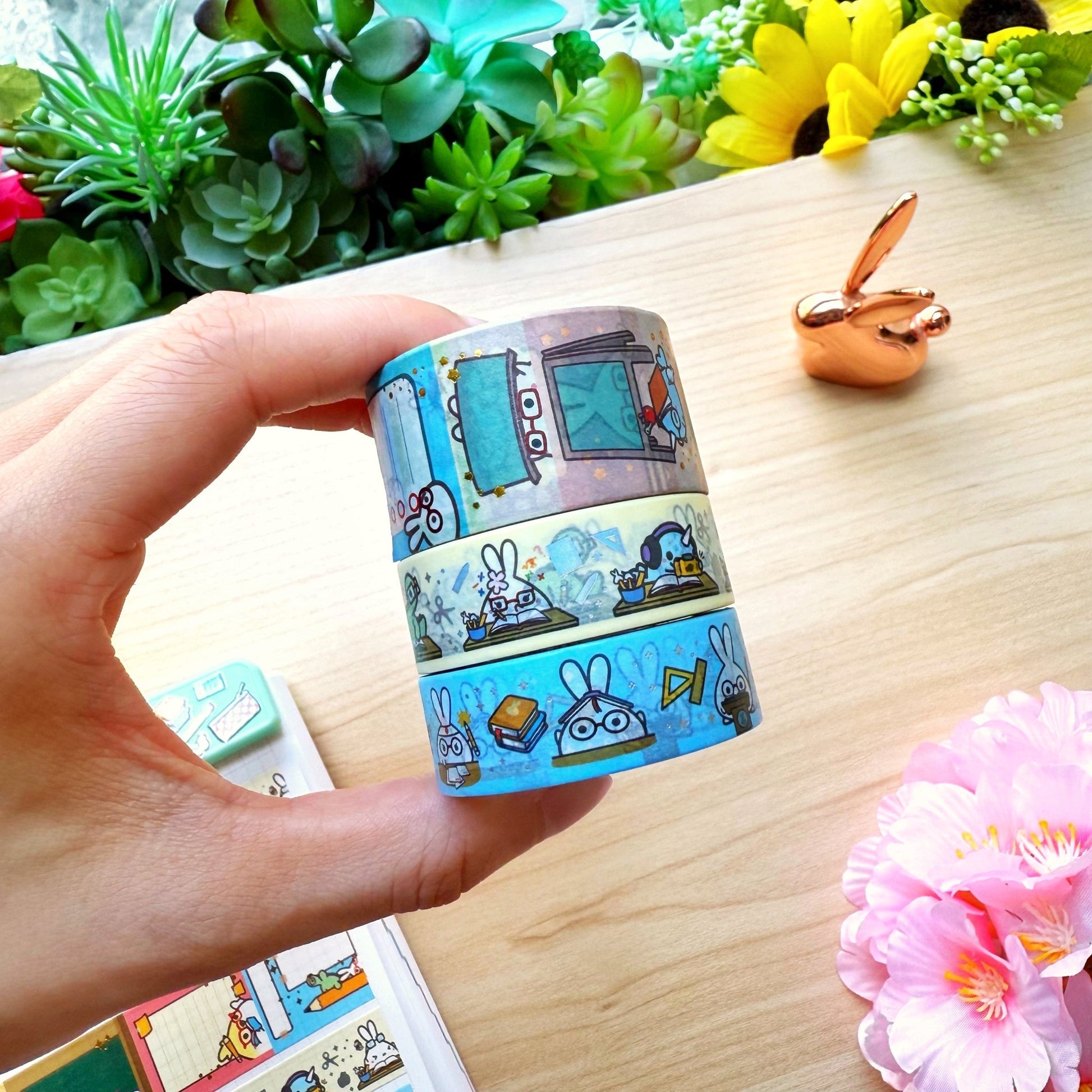 Washi Tape - Just A Lil' Productive (Set of 3) - SumLilThings