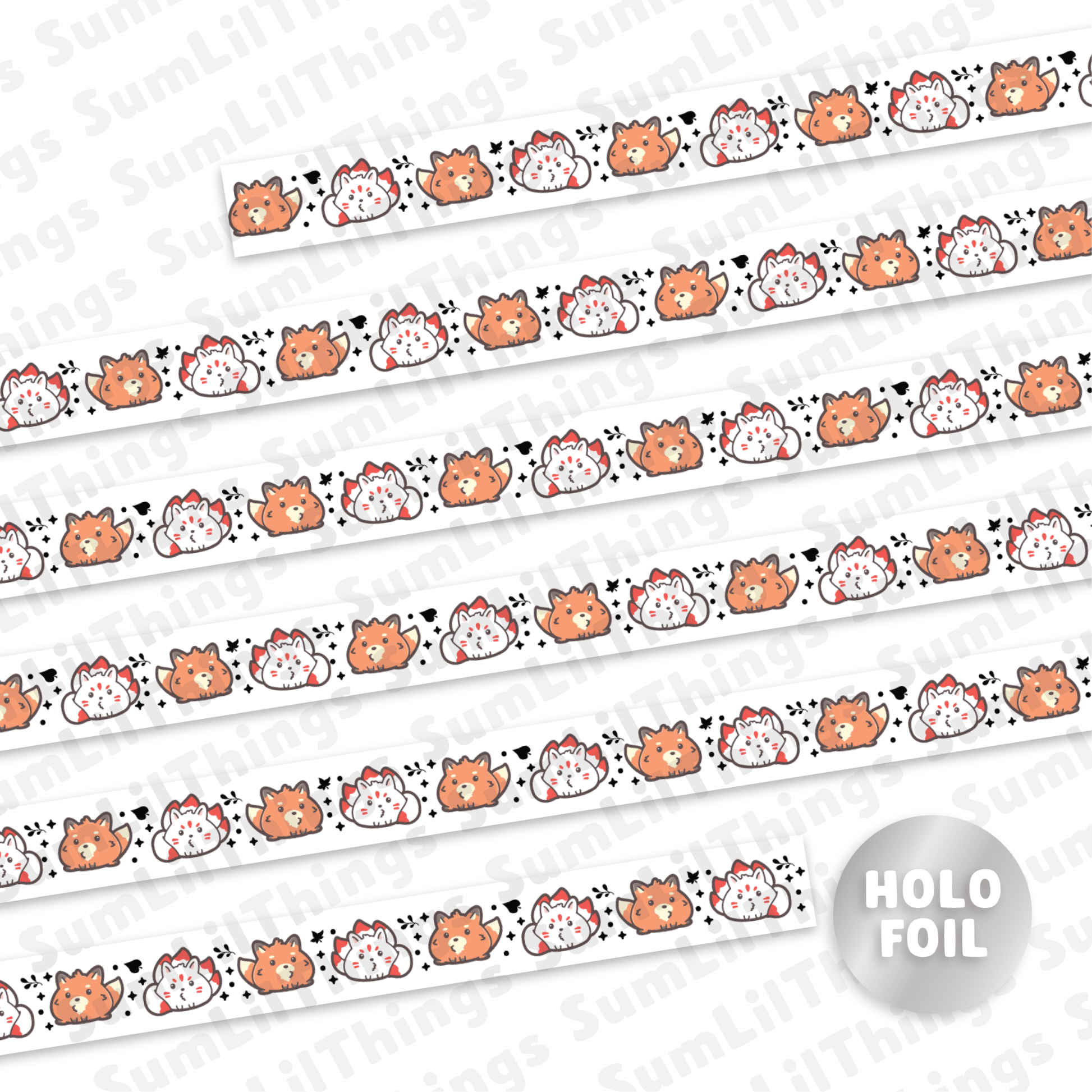 Washi Tape - Lil' Fox Festival Collection - SumLilThings