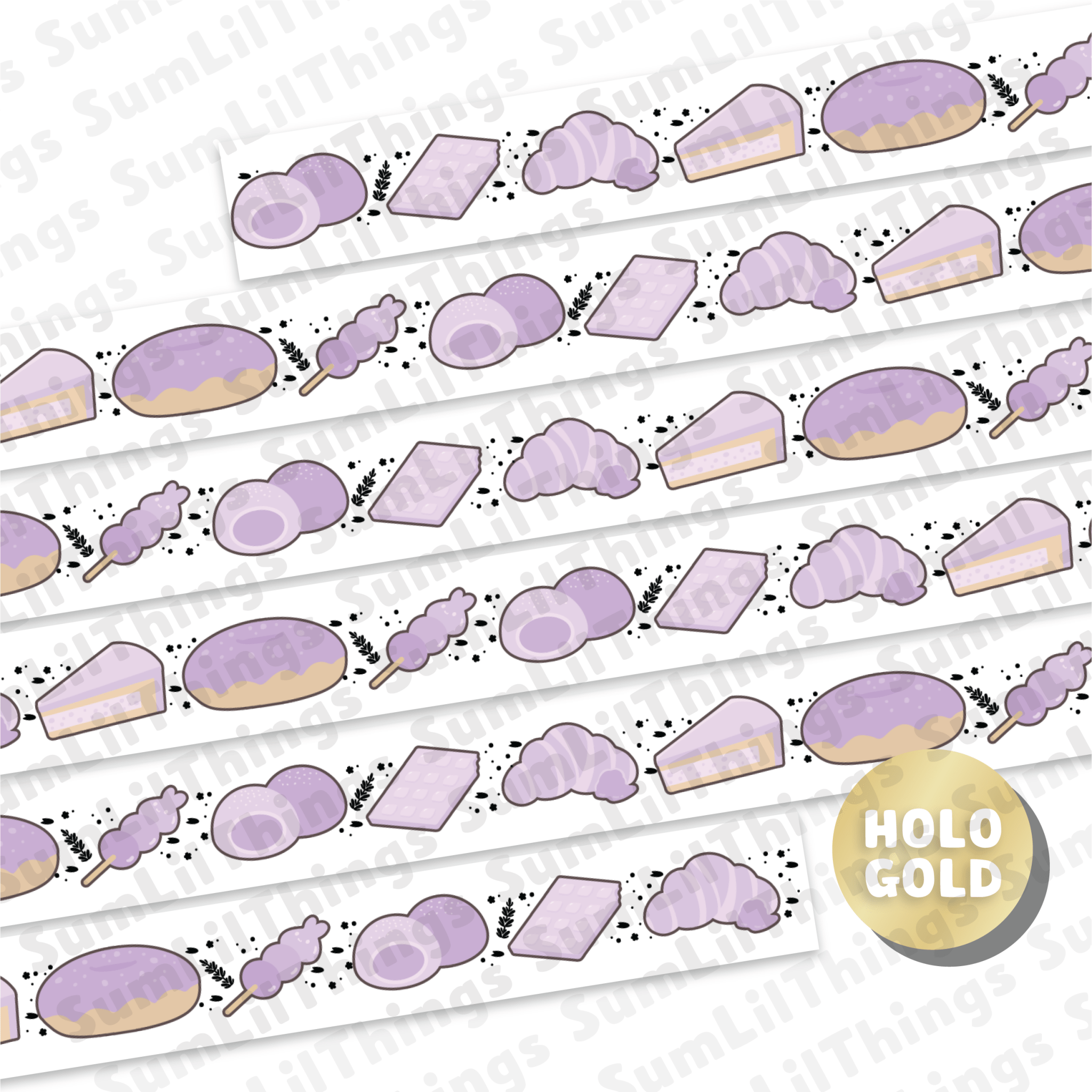 Washi Tape - Lil&#39; Lavender Sweets Collection - SumLilThings