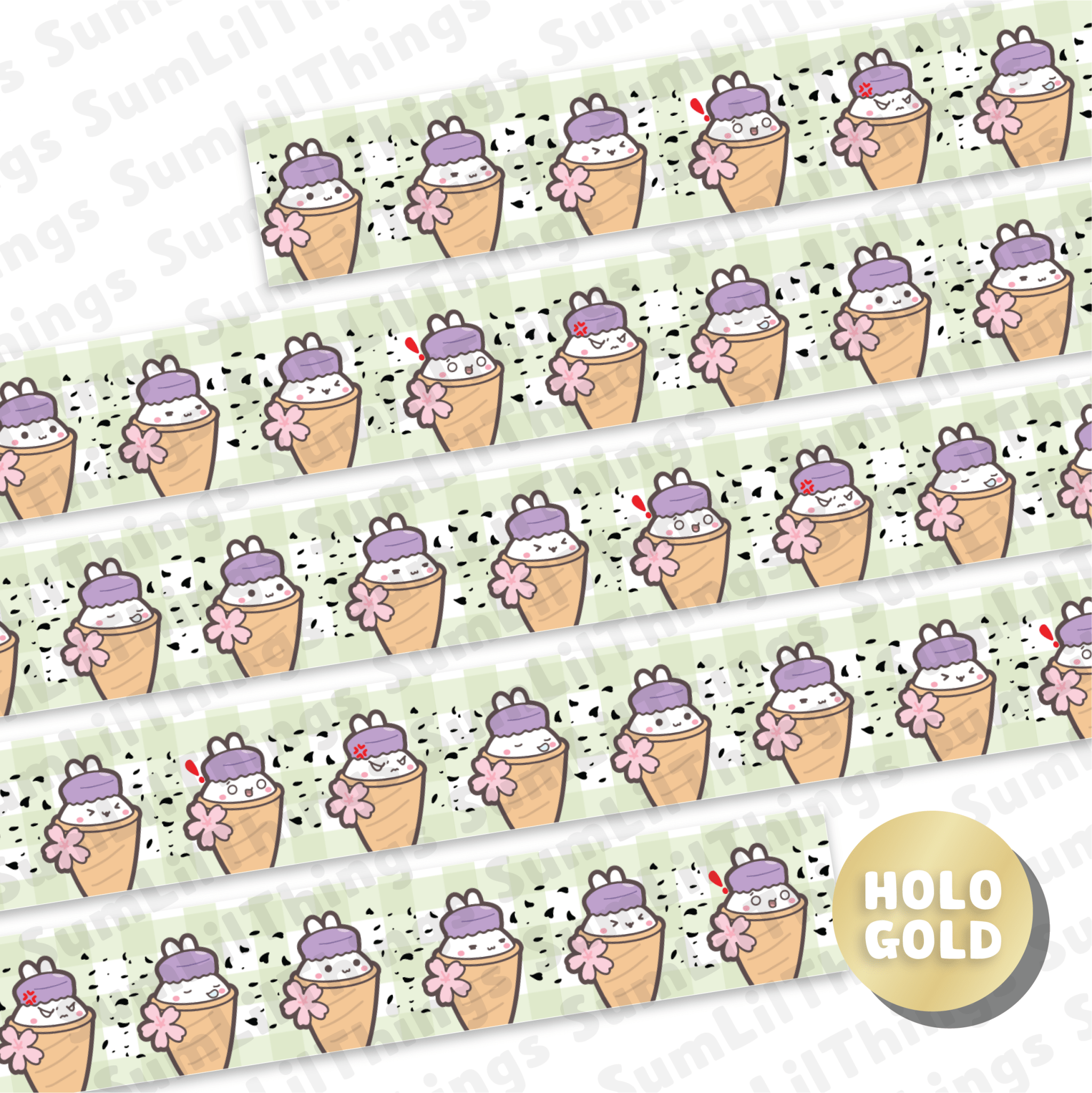 Washi Tape - Lil&#39; Lavender Sweets Collection - SumLilThings