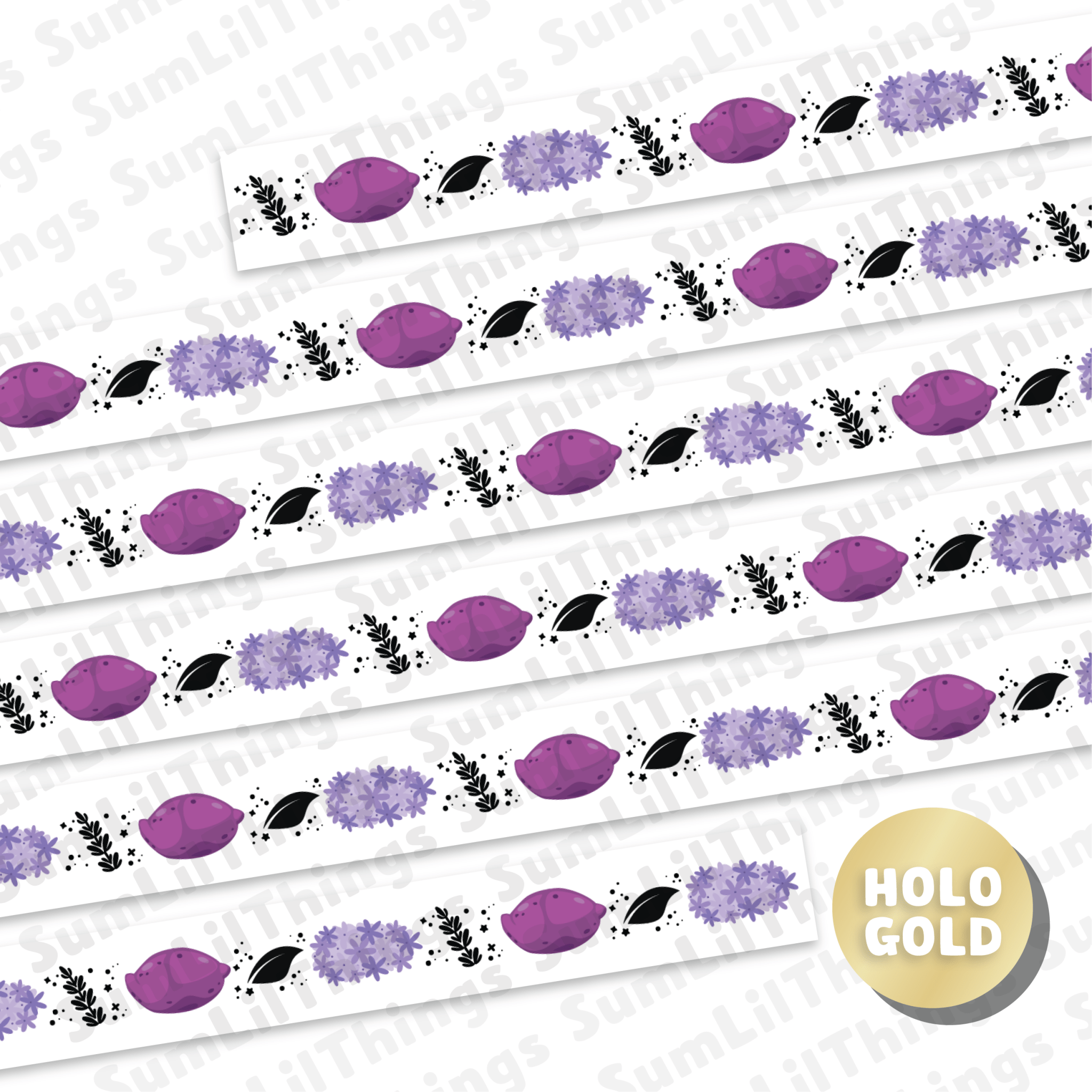 Washi Tape - Lil&#39; Lavender Sweets Collection - SumLilThings