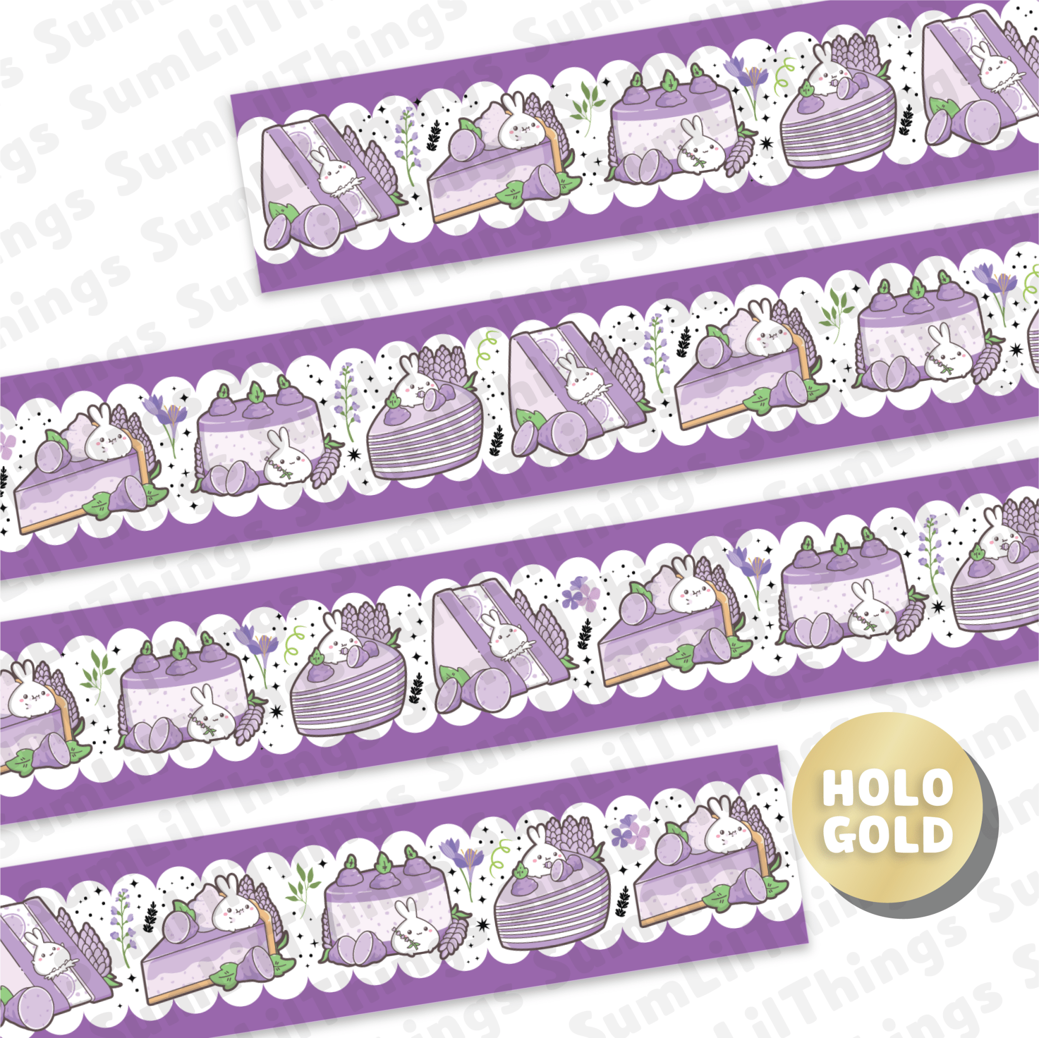 Washi Tape - Lil&#39; Lavender Sweets Collection - SumLilThings