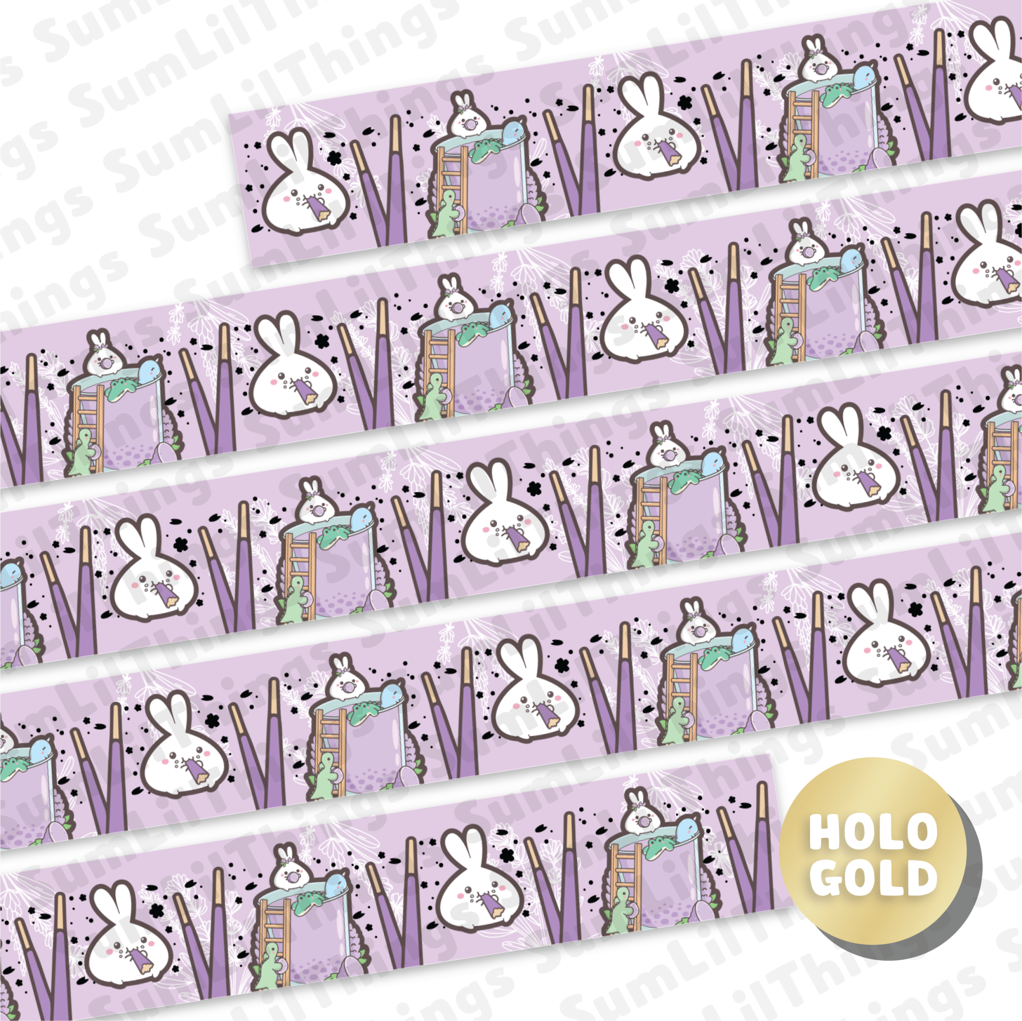 Washi Tape - Lil&#39; Lavender Sweets Collection - SumLilThings