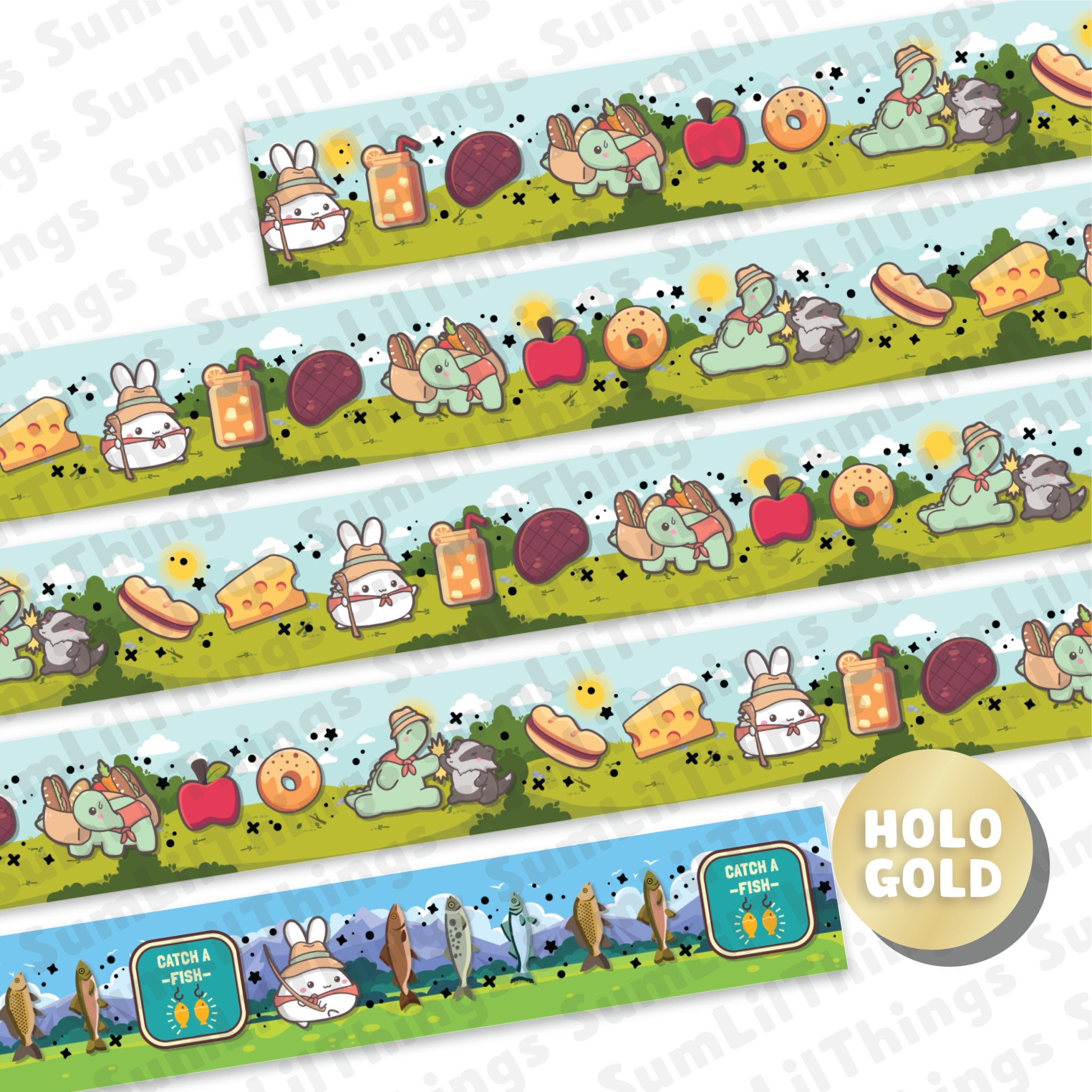 Washi Tape - Lil&#39; Misfit Camp Collection - SumLilThings