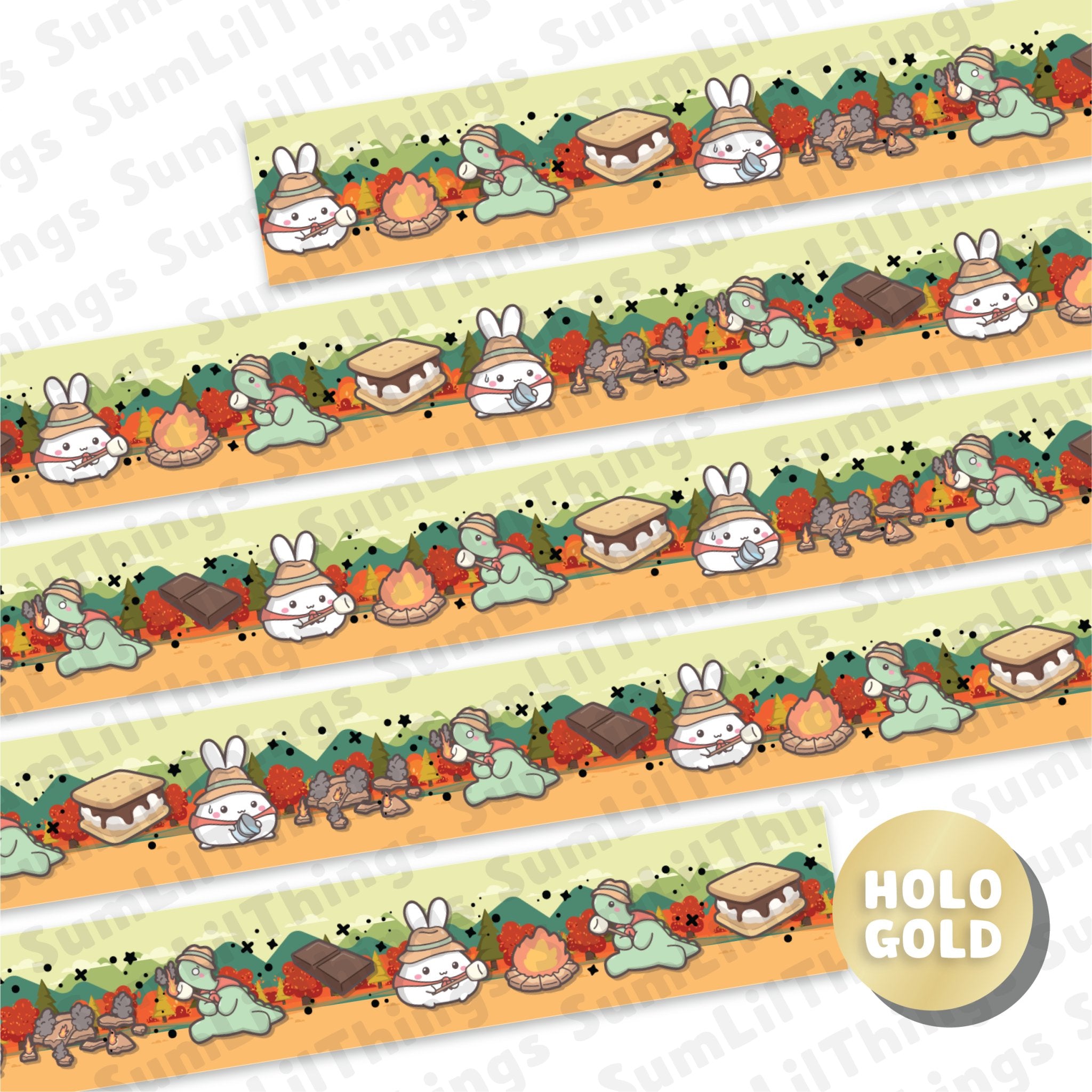 Washi Tape - Lil&#39; Misfit Camp Collection - SumLilThings