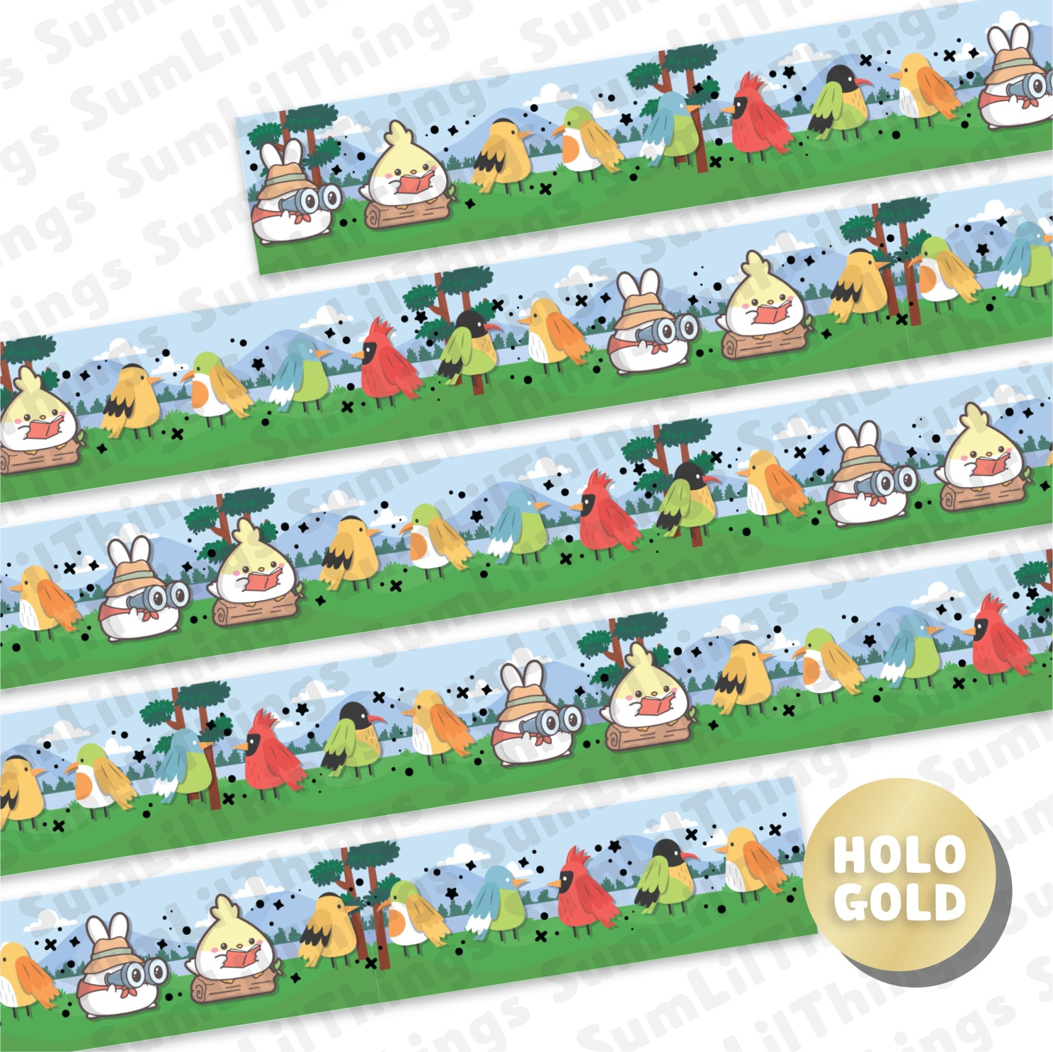 Washi Tape - Lil&#39; Misfit Camp Collection - SumLilThings