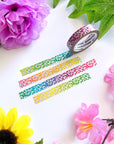 Washi Tape - Lil’ Neon Leopard Print - Holo Foil - 10mm - SumLilThings