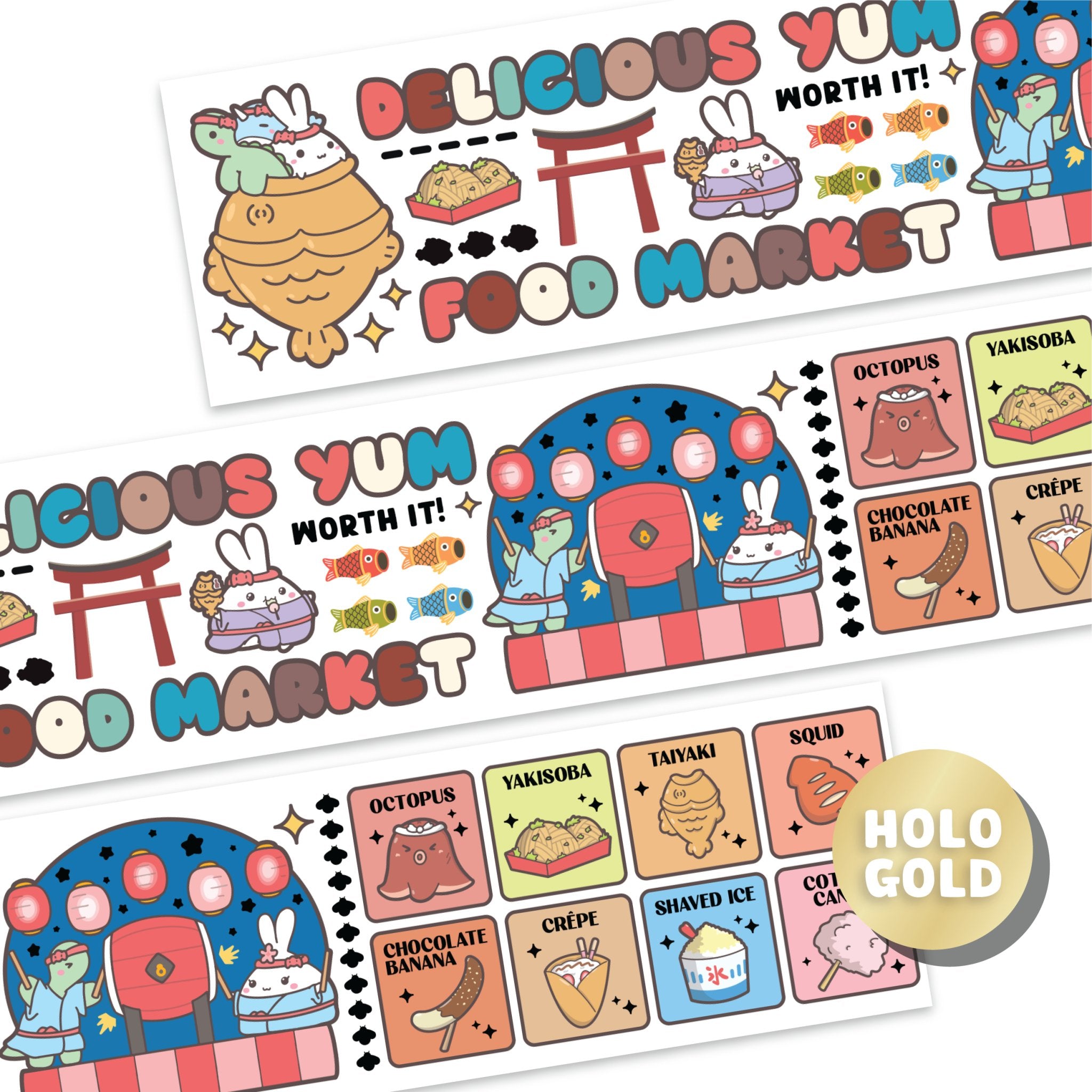 Washi Tape - Lil&#39; Night Market Collection - SumLilThings