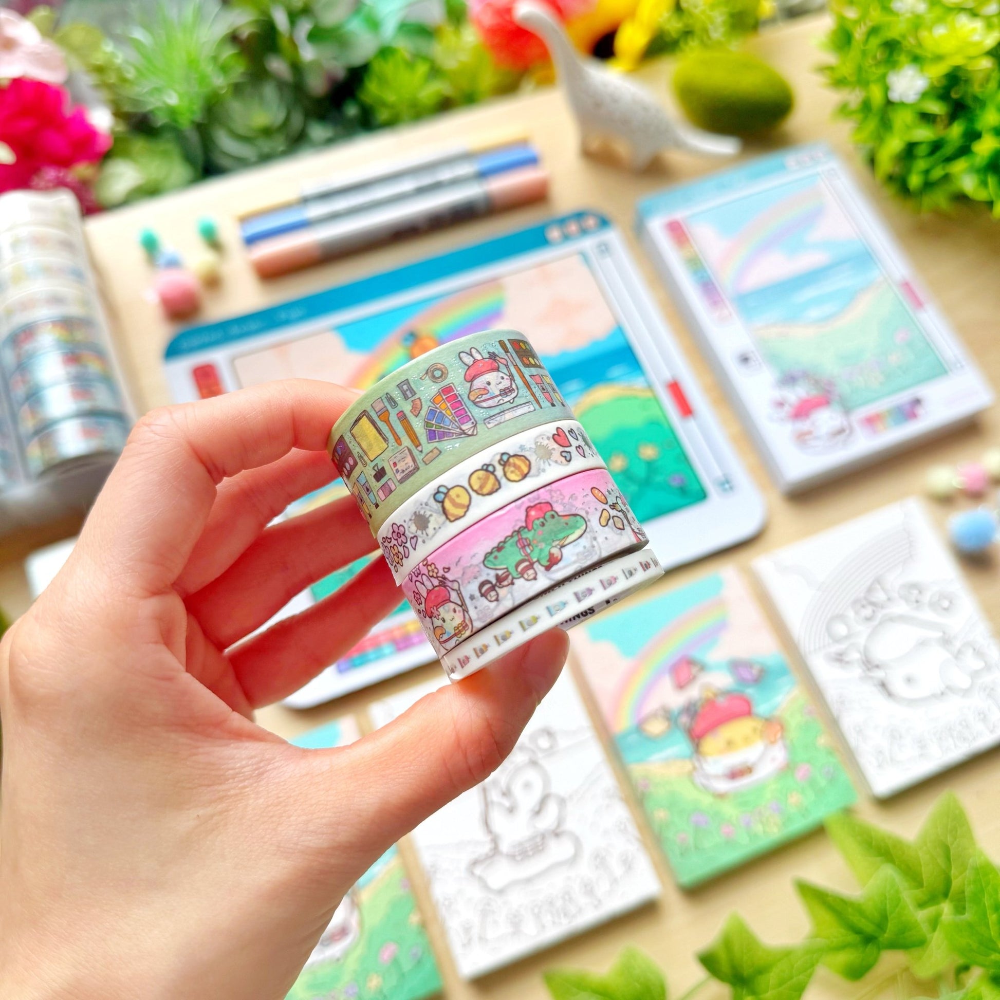 Washi Tape - Lil' Painted Brigade Collection - SumLilThings