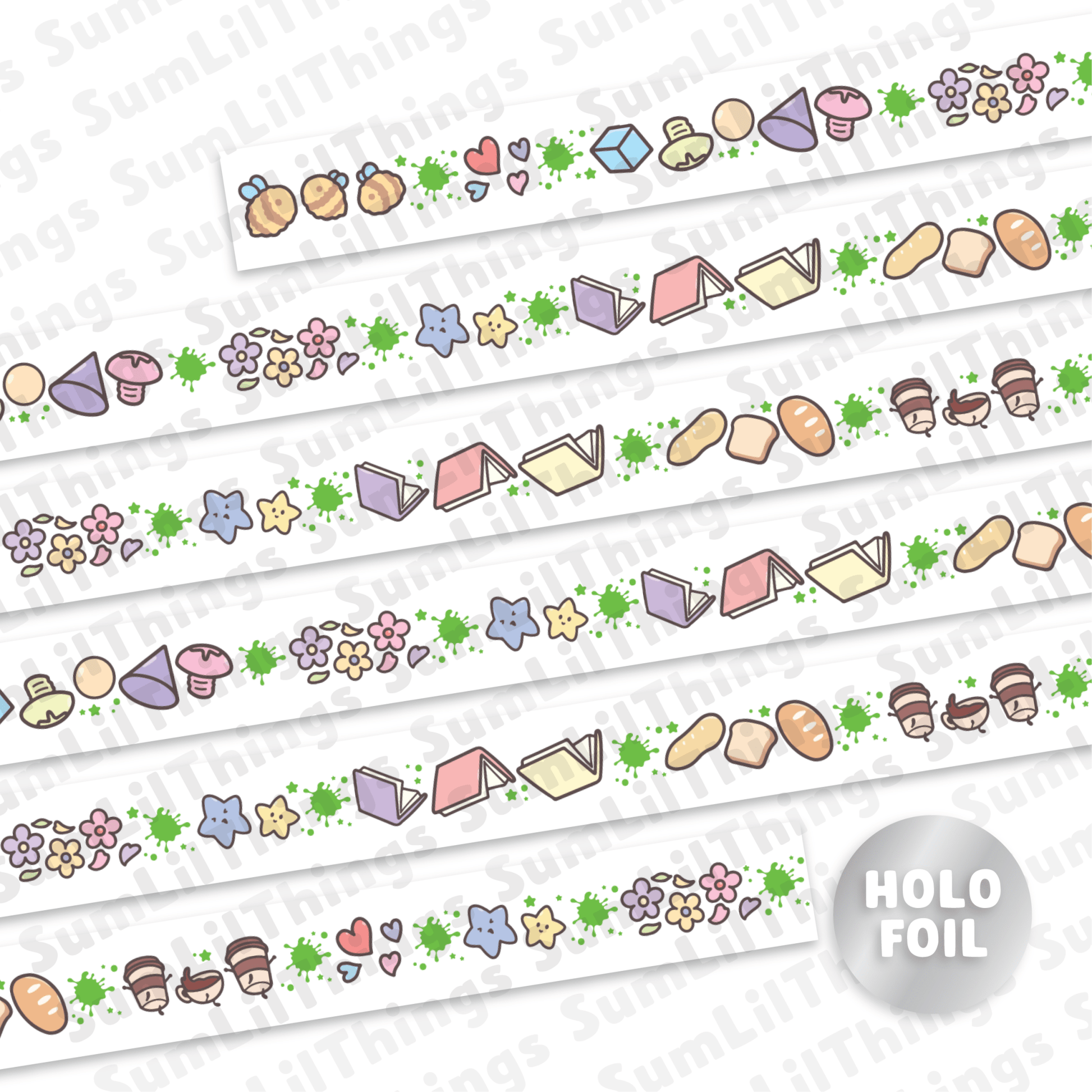 Washi Tape - Lil' Painted Brigade Collection - SumLilThings