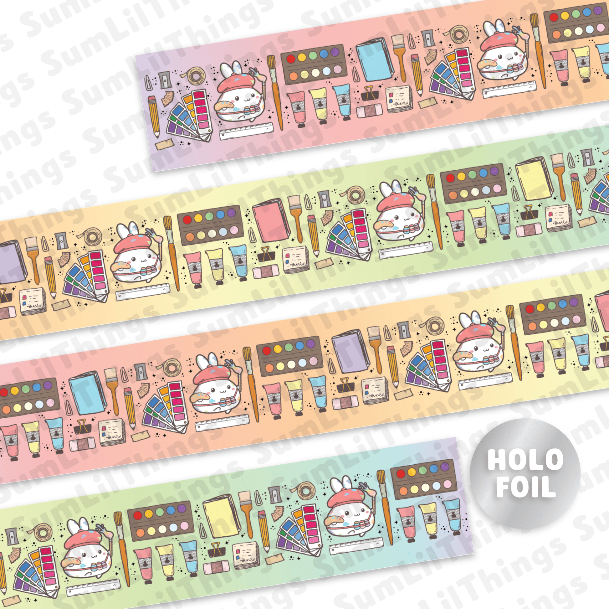 Washi Tape - Lil' Painted Brigade Collection - SumLilThings