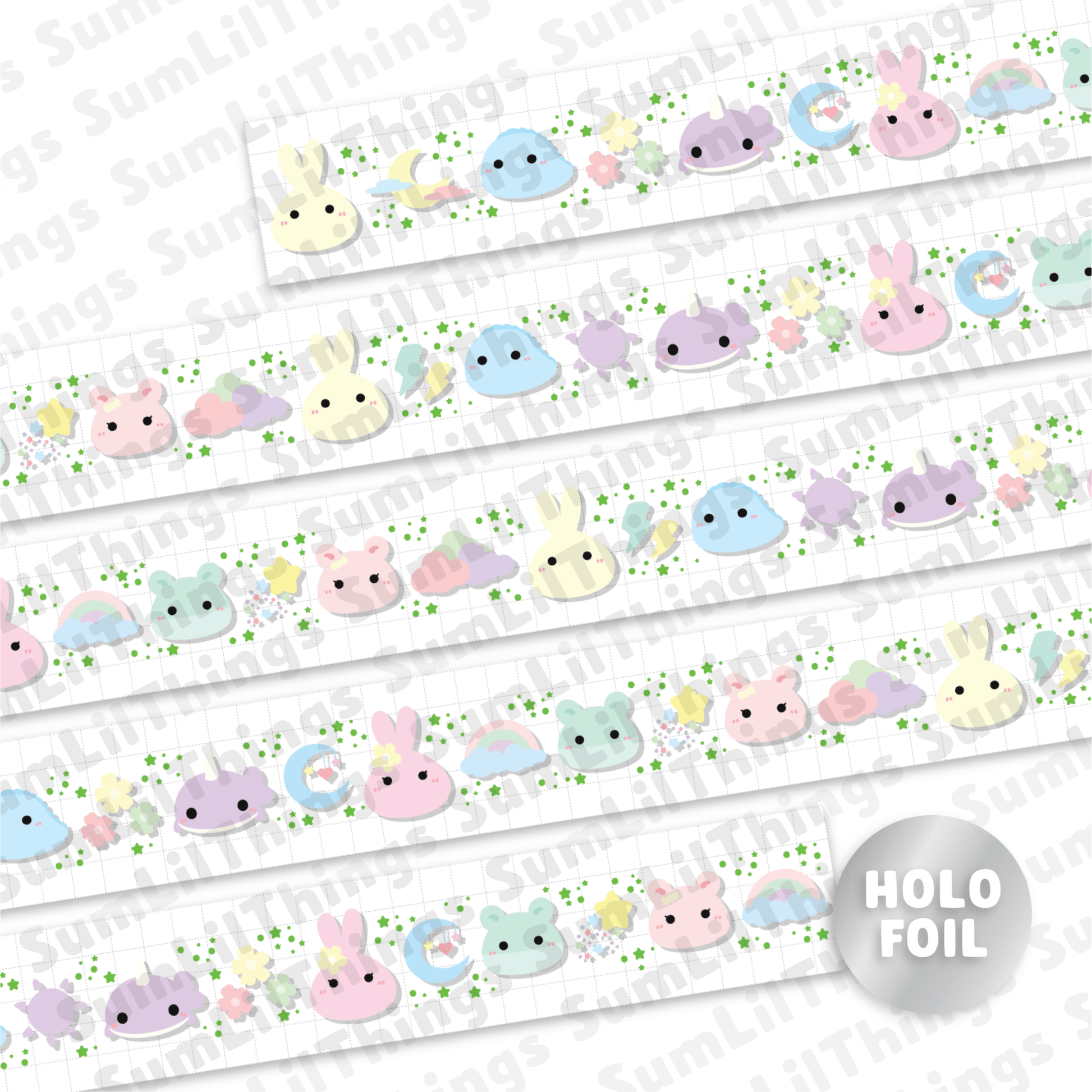 Washi Tape - Lil' Painted Brigade Collection - SumLilThings