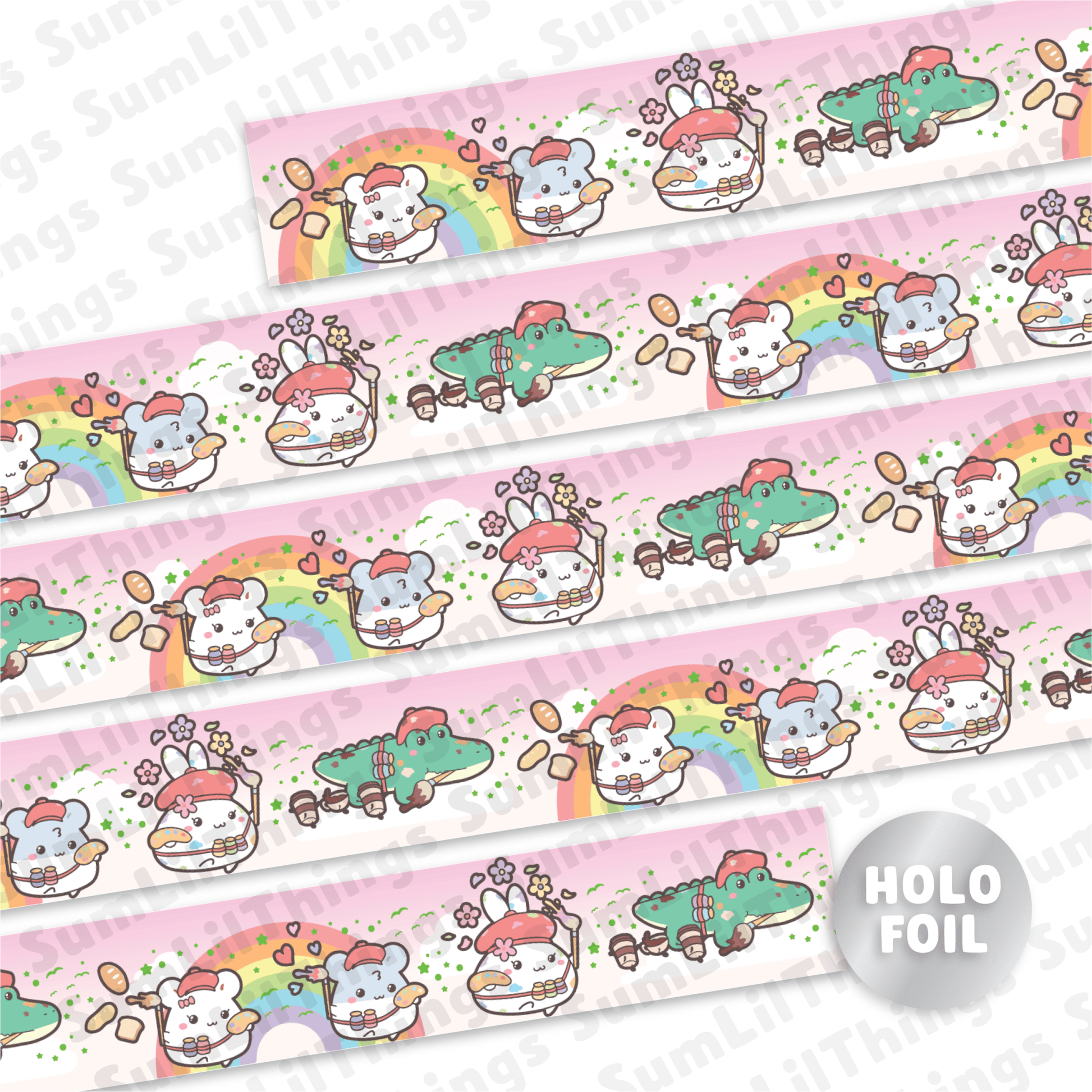 Washi Tape - Lil' Painted Brigade Collection - SumLilThings