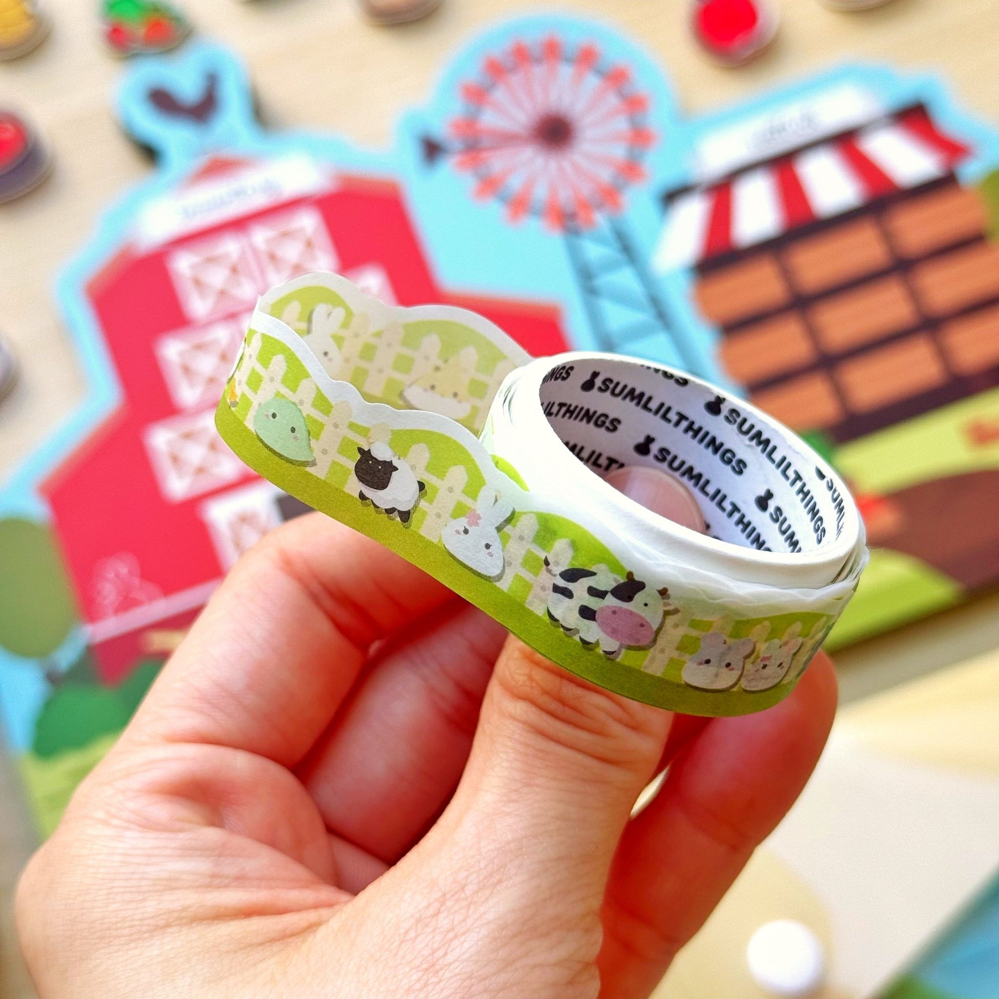 Washi Tape - Lil' Pasture Pals - Diecut - SumLilThings