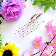 Washi Tape - Lil’ Pixel Hearts - Holo Foil - 5mm - SumLilThings