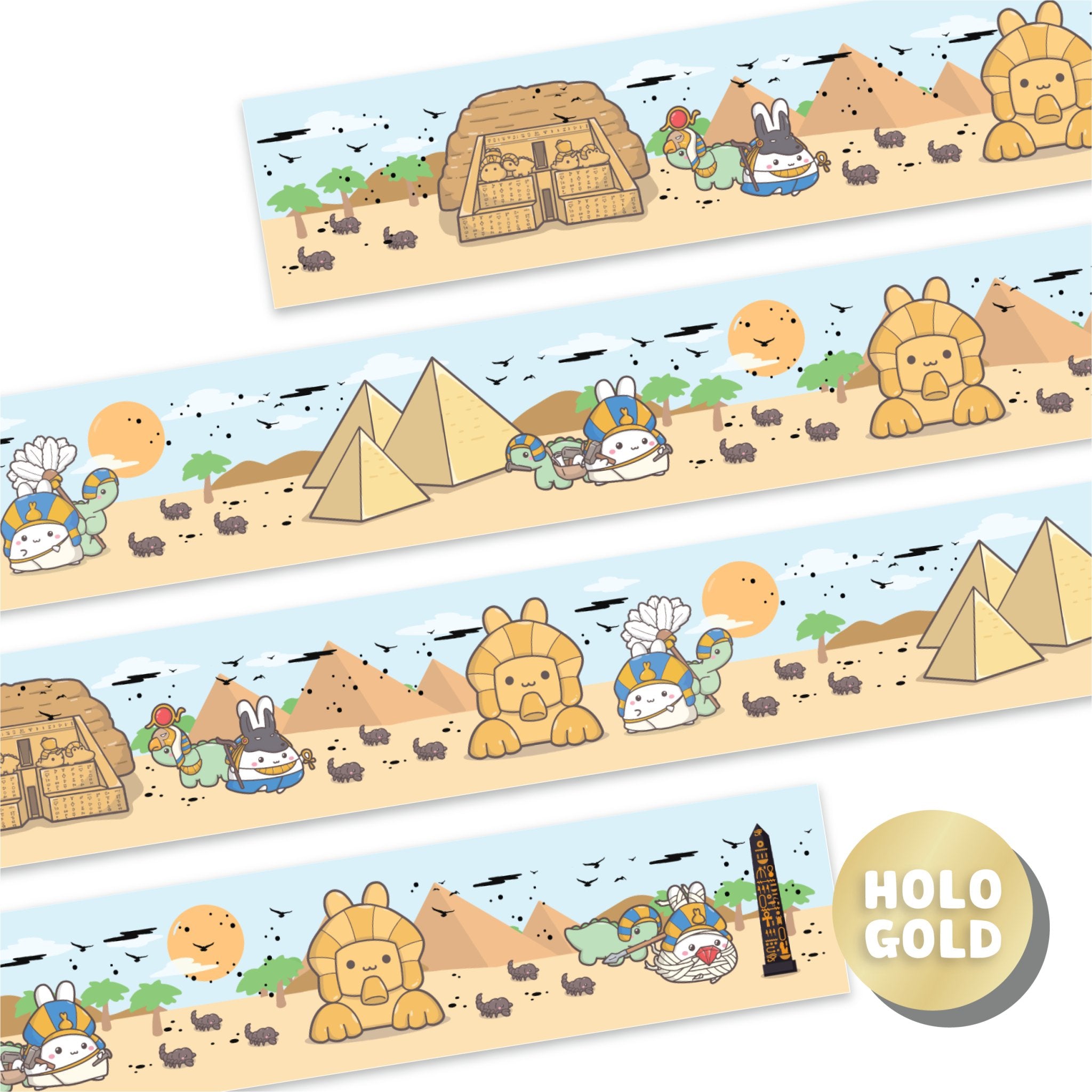 Washi Tape - Lil Ruins History: Ancient Egypt Collection - SumLilThings