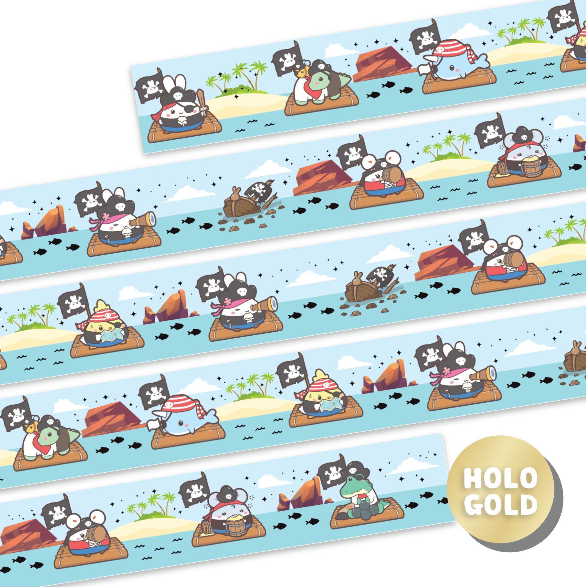 Washi Tape - Lil' Treasure Hunt Collection - SumLilThings