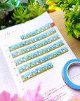 Washi Tape - Pixel Misfits (10mm) - Rainbow Foil - SumLilThings