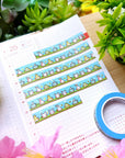 Washi Tape - Pixel Misfits (10mm) - Rainbow Foil - SumLilThings