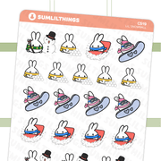 Winter Activities Stickers - SumLilThings