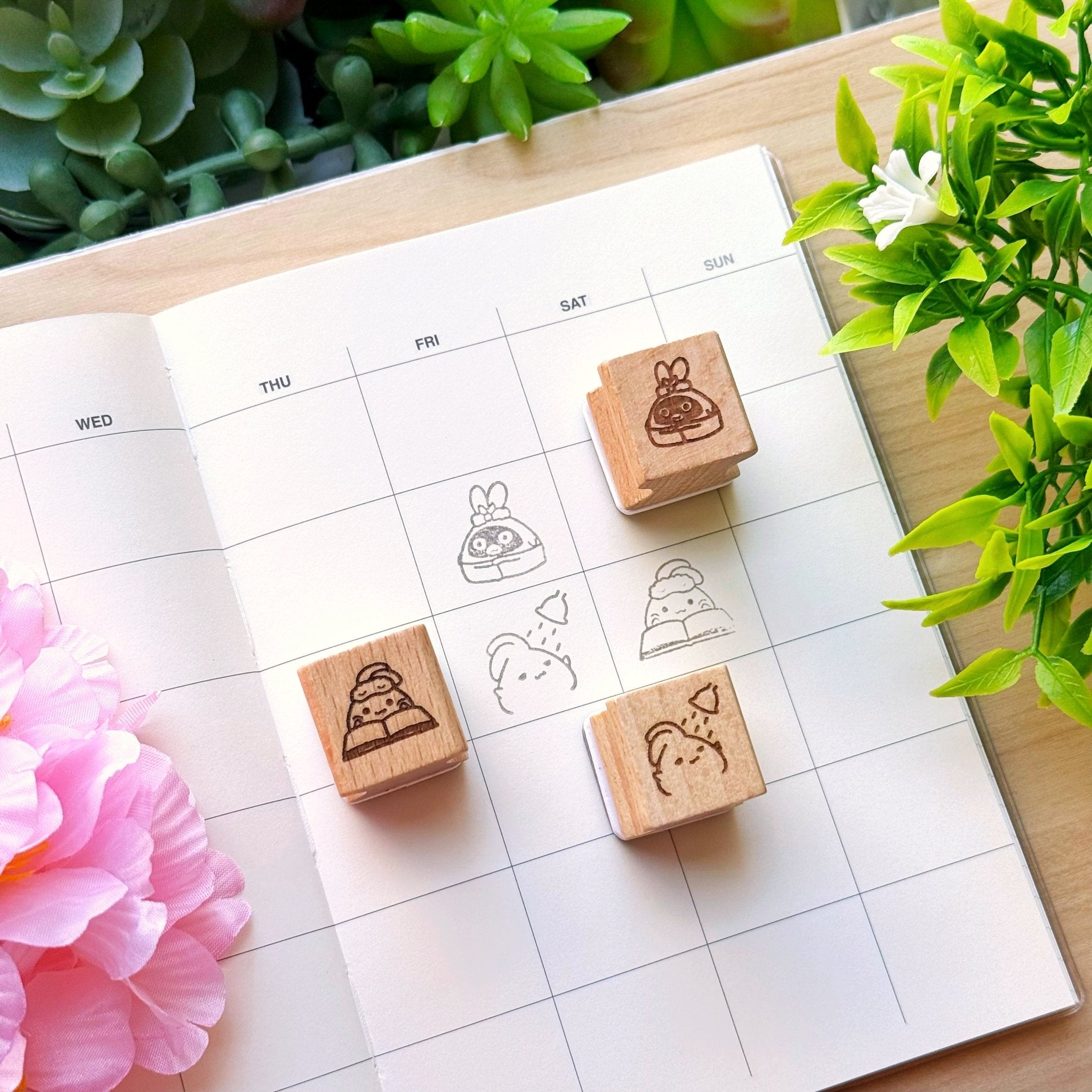 Wooden Stamp - Gentle Living Series - SumLilThings