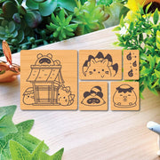 Wooden Stamp - Lil' Yokai Series - SumLilThings
