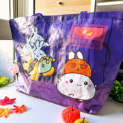 Woven Tote Bag - Easier With Less Baggage - SumLilThings