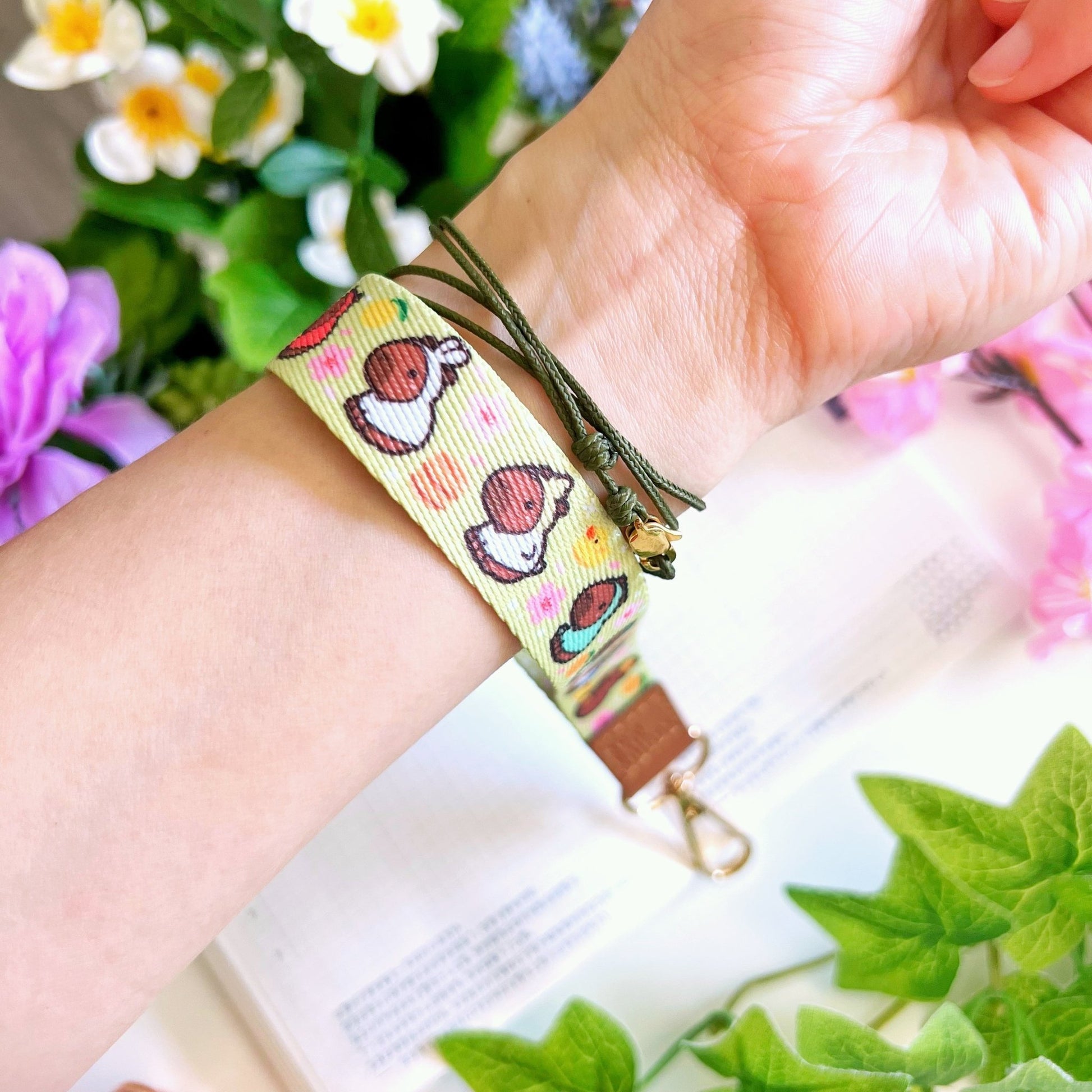 Wrist Lanyard - Be Capy & Chill - SumLilThings