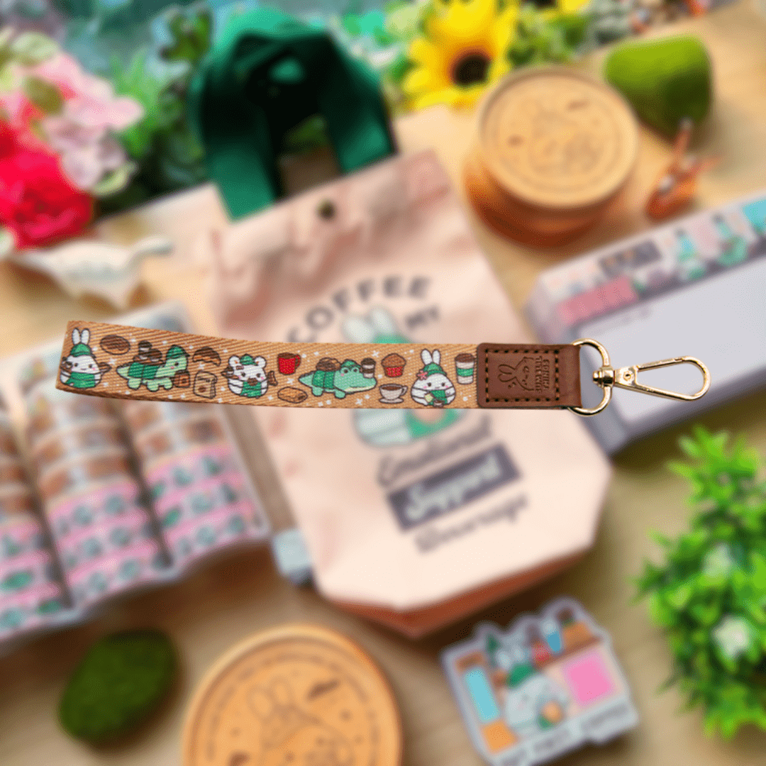 Wrist Lanyard - Lil' Coffee Shop - SumLilThings