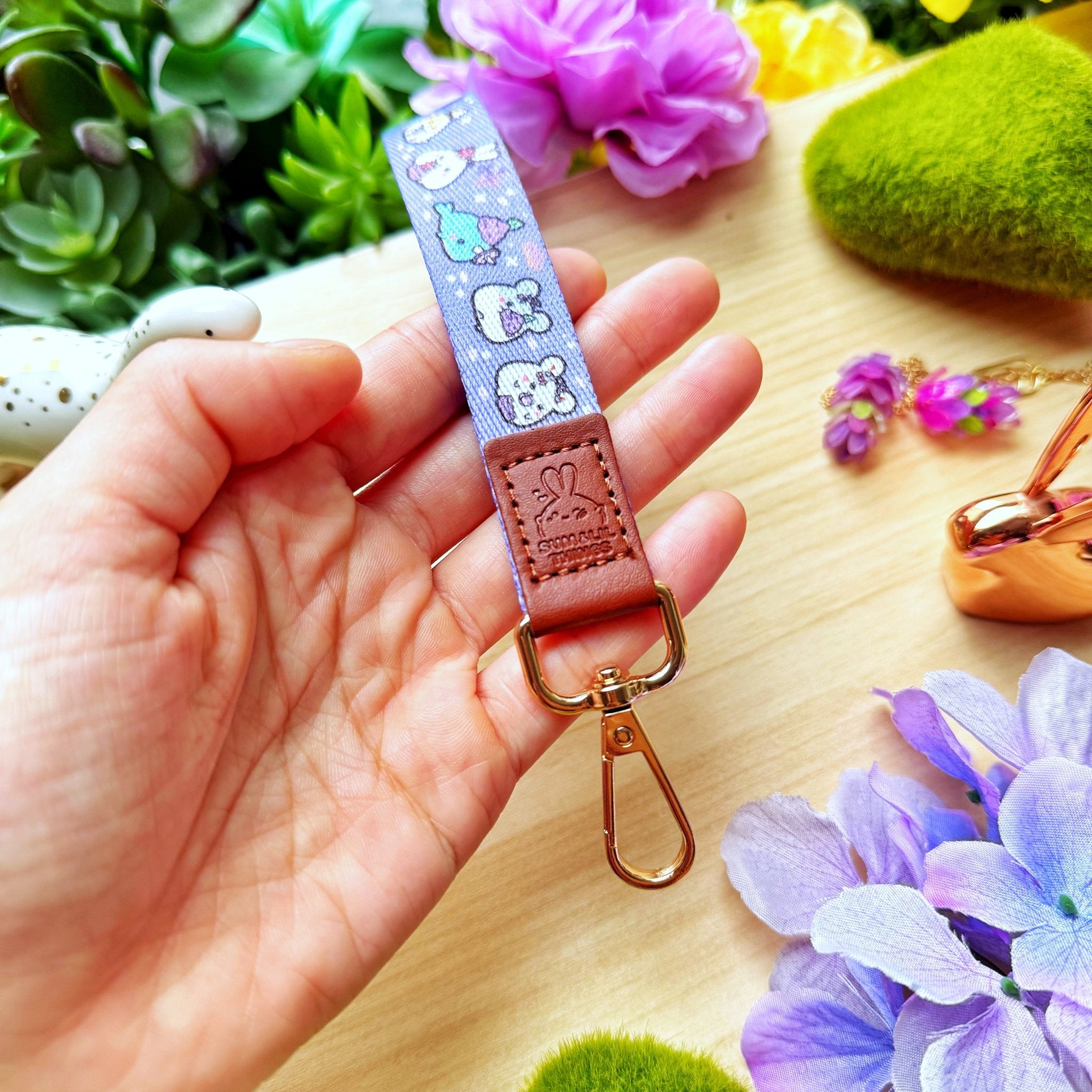 Wrist Lanyard - Lil' Lavender Sweets - SumLilThings