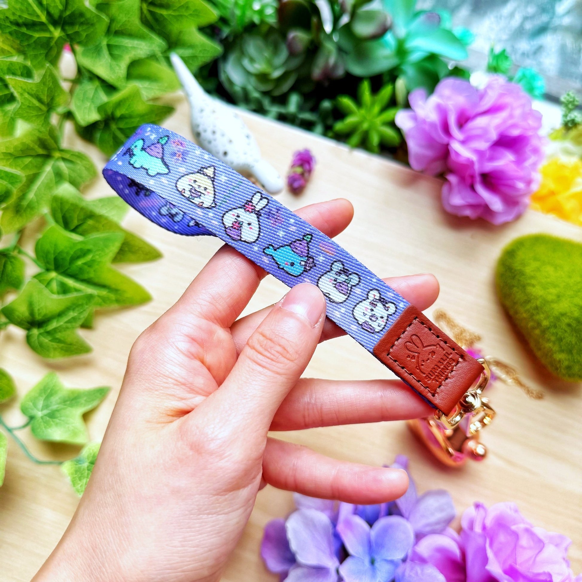 Wrist Lanyard - Lil' Lavender Sweets - SumLilThings