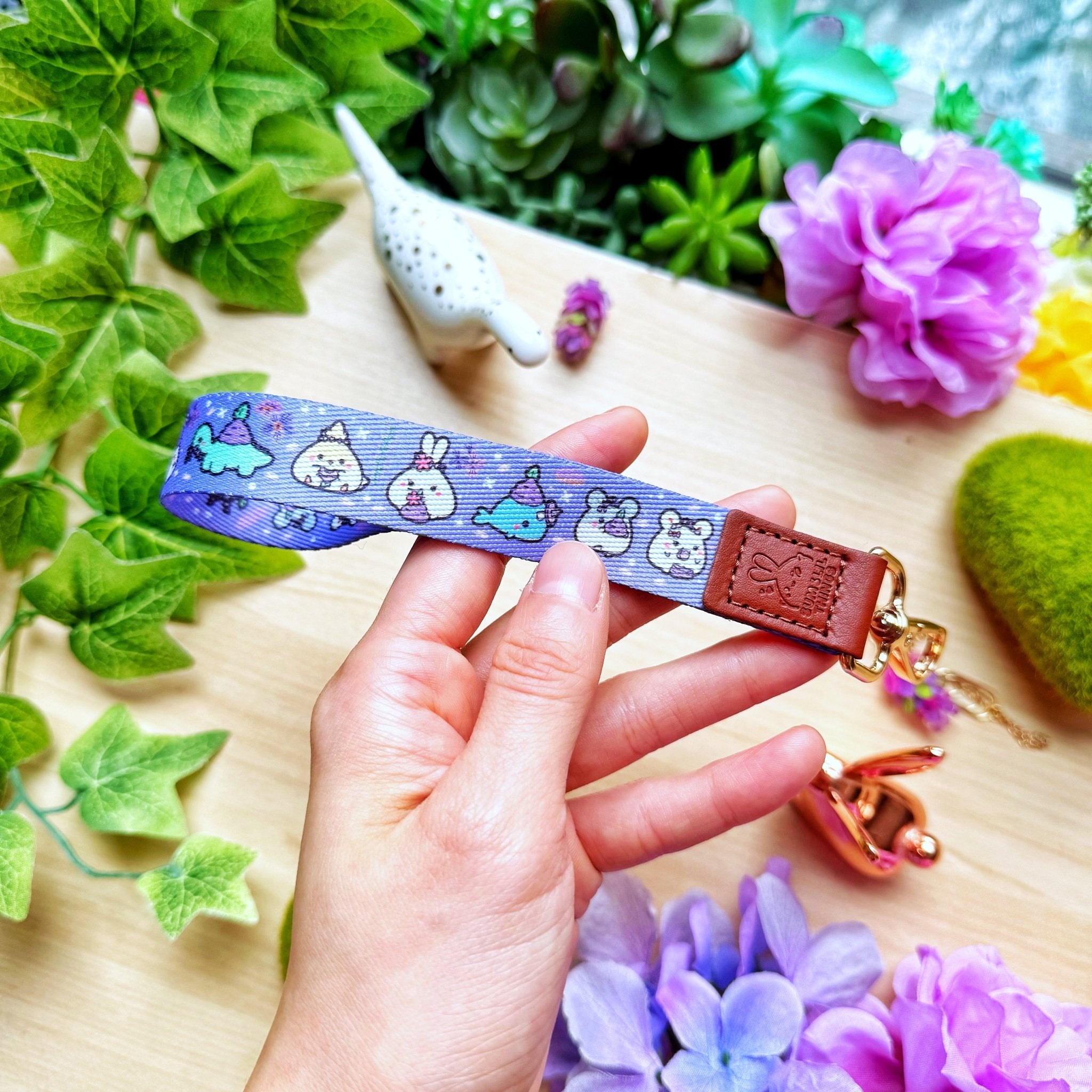 Wrist Lanyard - Lil' Lavender Sweets - SumLilThings