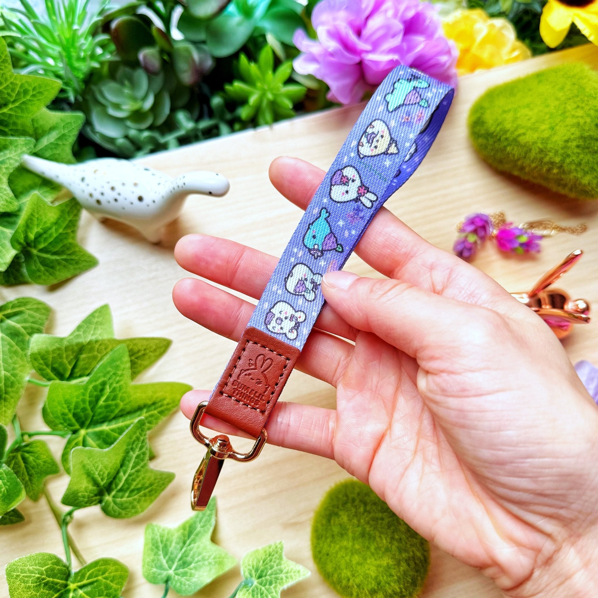 Wrist Lanyard - Lil' Lavender Sweets - SumLilThings