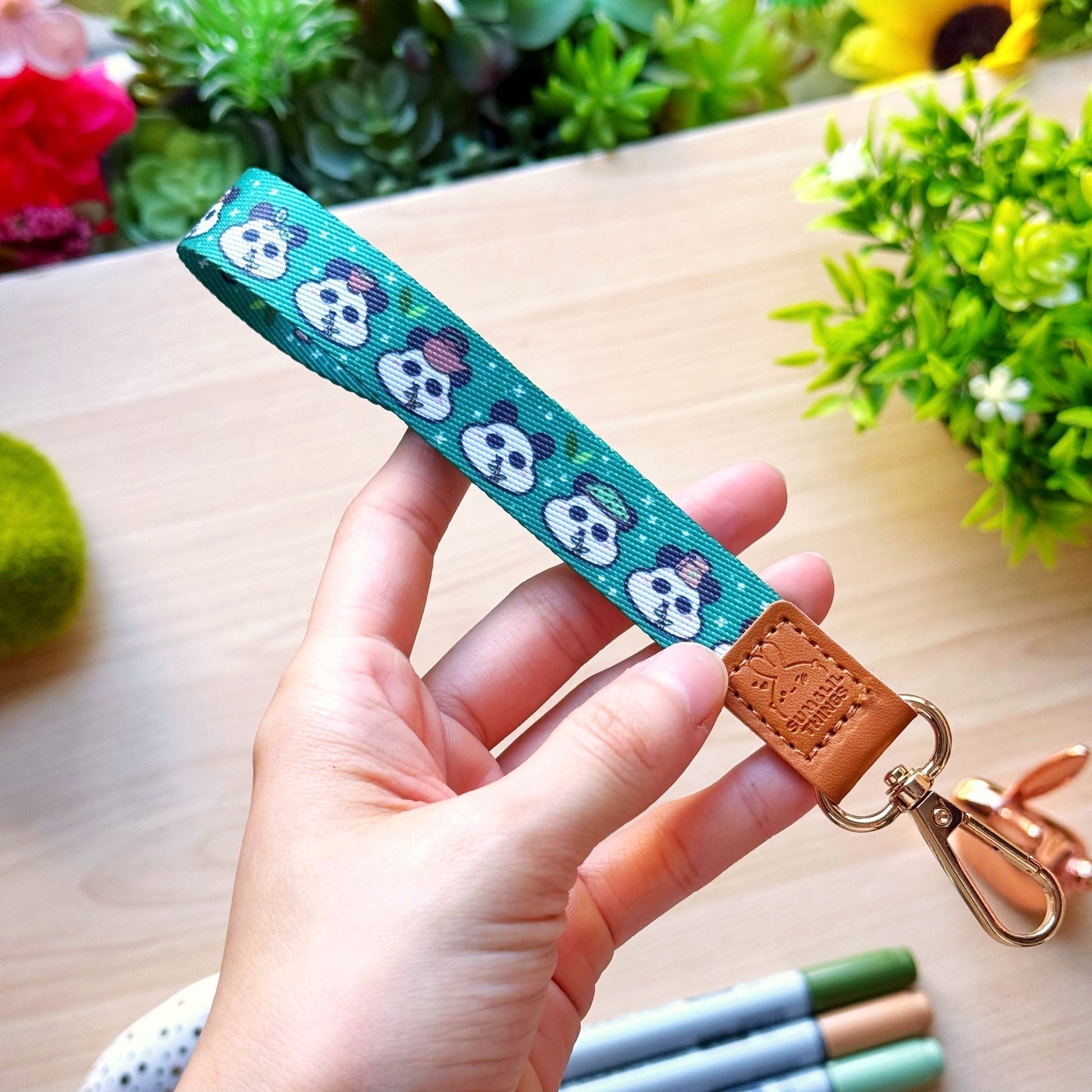 Wrist Lanyard - Lil' Pandas - SumLilThings