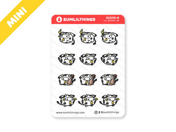 Year of the Cow Stickers - Mini Sheet