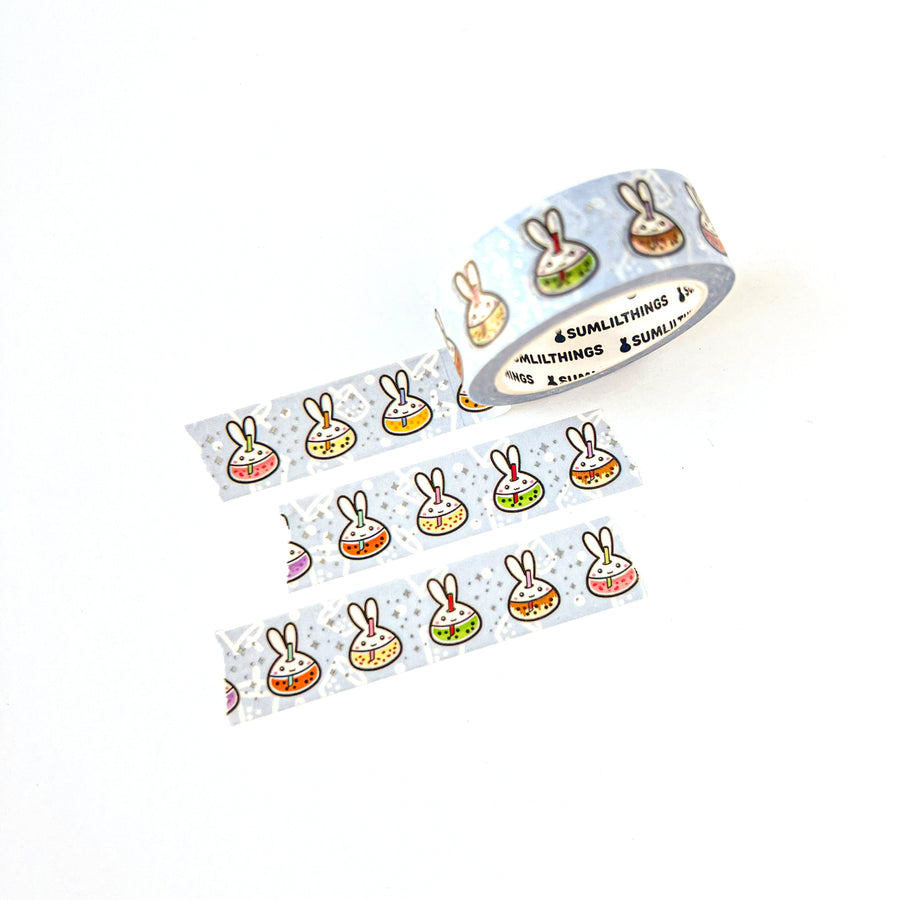 Washi Tape - Lil' Boba Wars 2.0 - Holo Silver Foil (Set of 2)