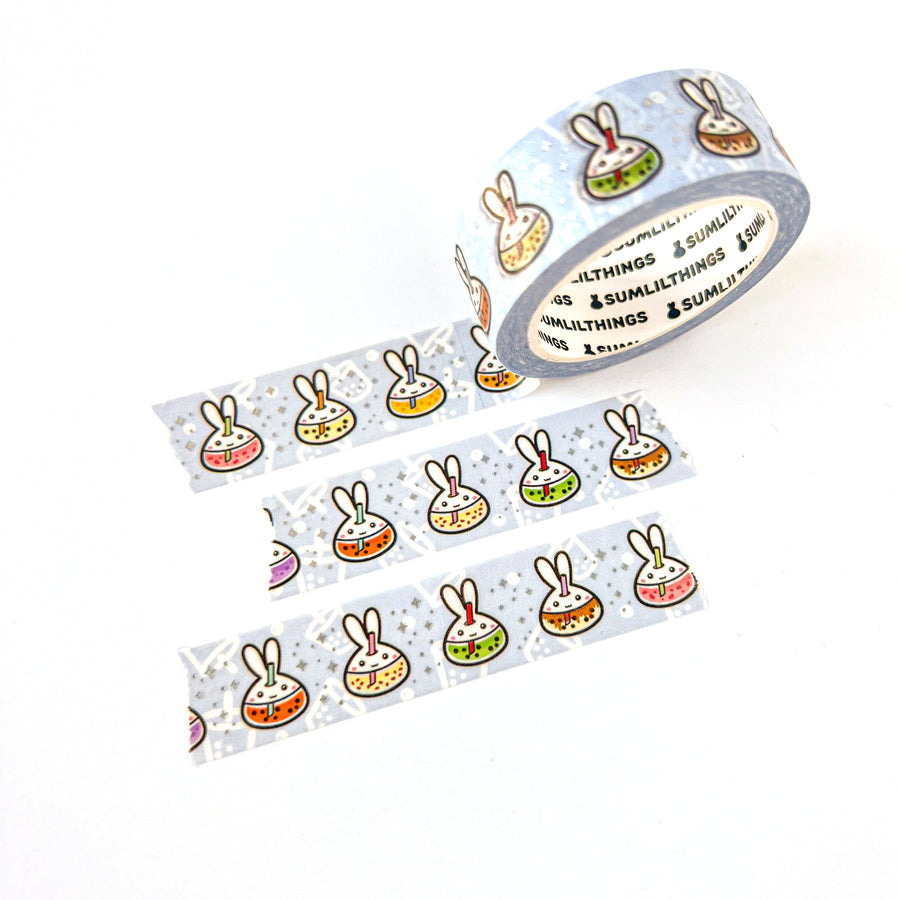 Washi Tape - Lil' Boba Wars 2.0 - Holo Silver Foil (Set of 2)