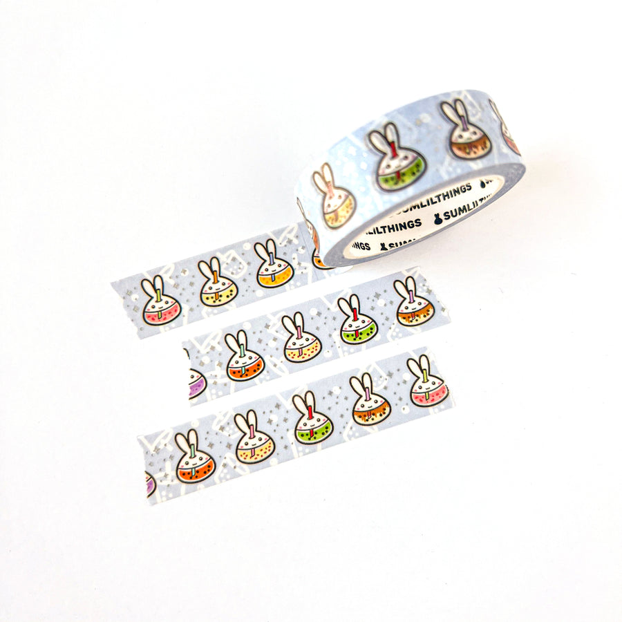 Washi Tape - Lil' Boba Wars 2.0 - Holo Silver Foil (Set of 2)