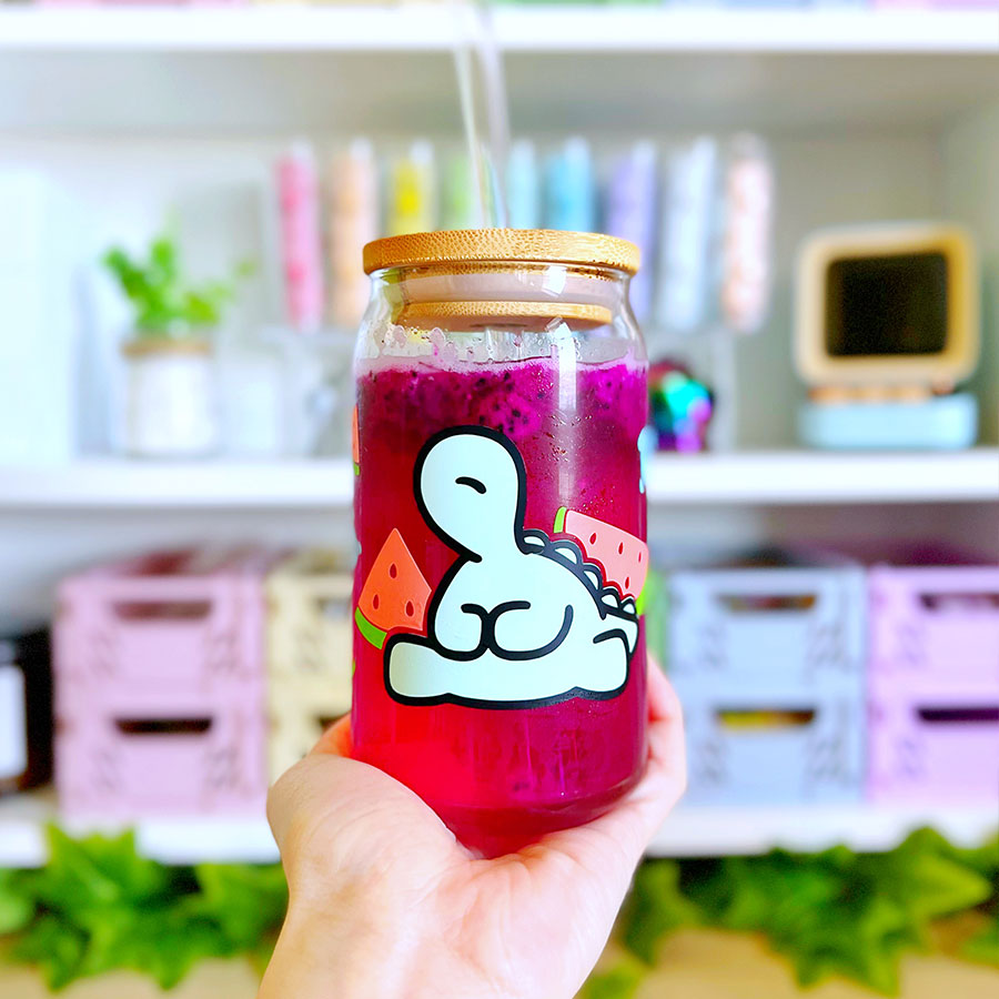 Glass Cup - Watermelon Nohnoh