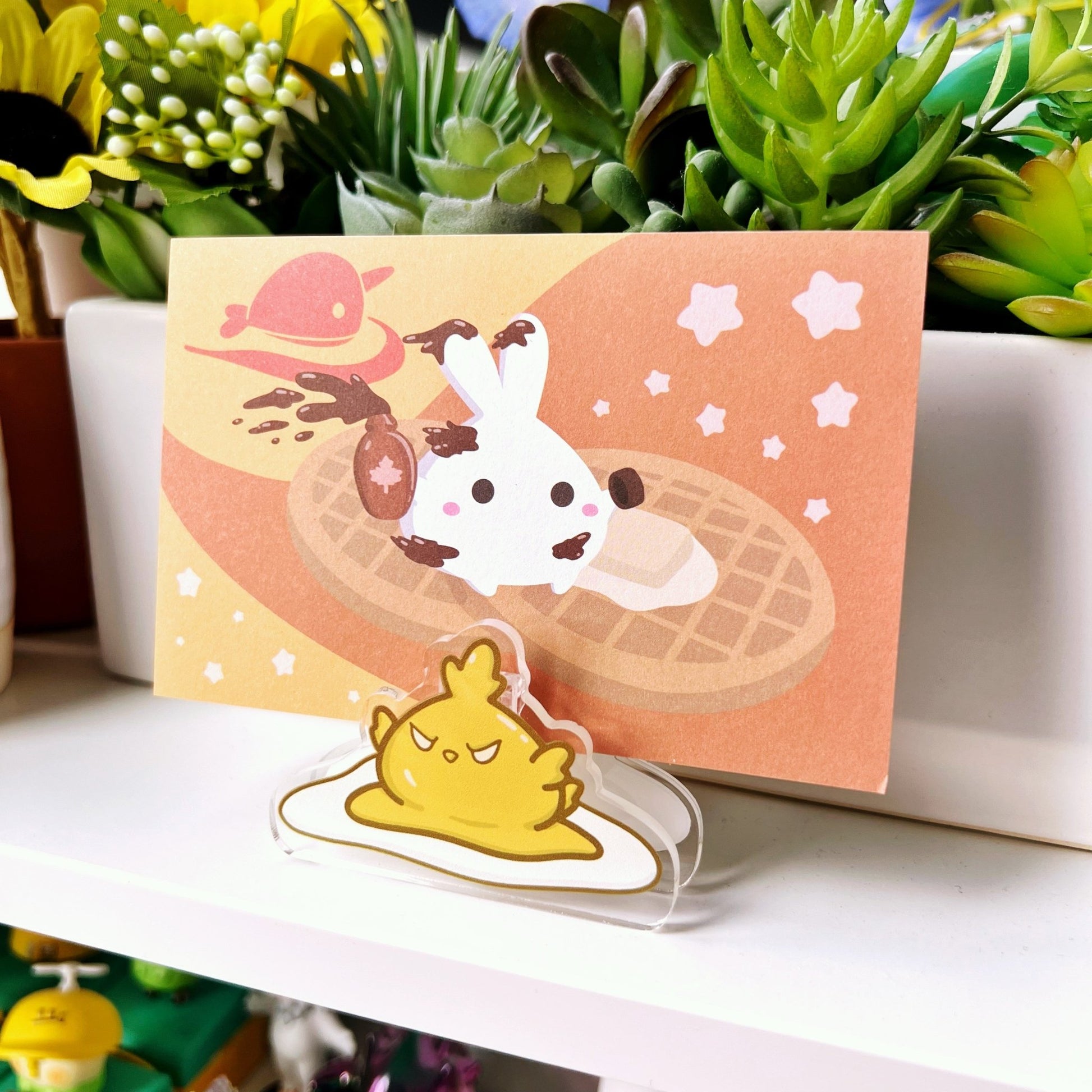 Acrylic Clip - Angry Chichi Sunny Side-Up - SumLilThings