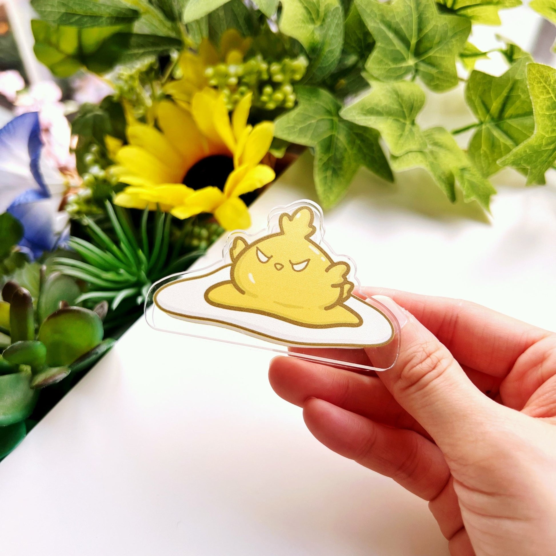 Acrylic Clip - Angry Chichi Sunny Side-Up - SumLilThings