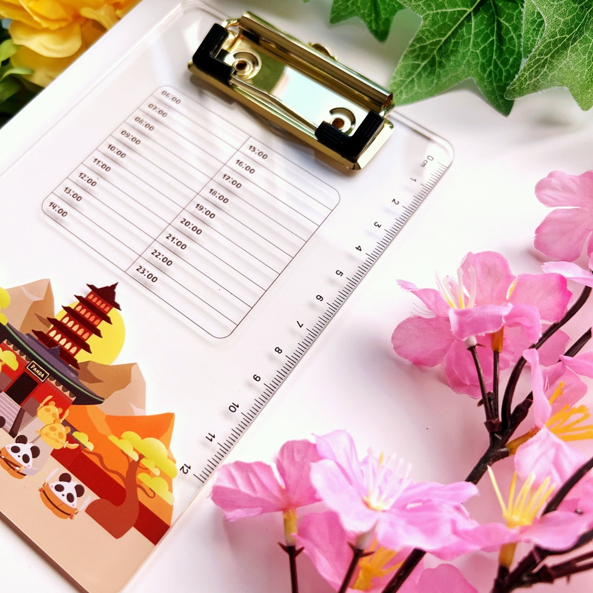 Acrylic Clipboard - Lil' Panda Dojo - SumLilThings