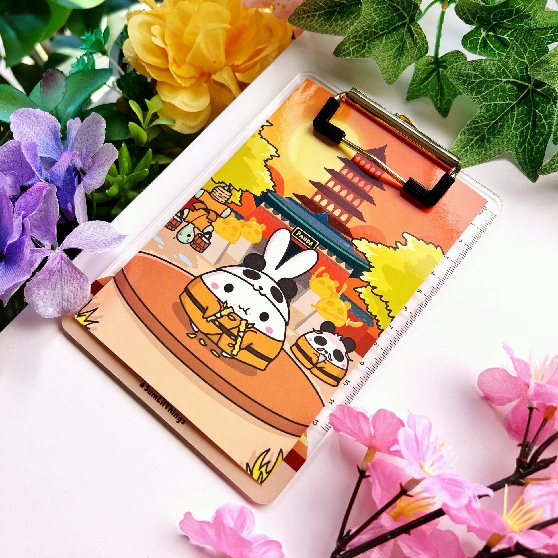 Acrylic Clipboard - Lil' Panda Dojo - SumLilThings